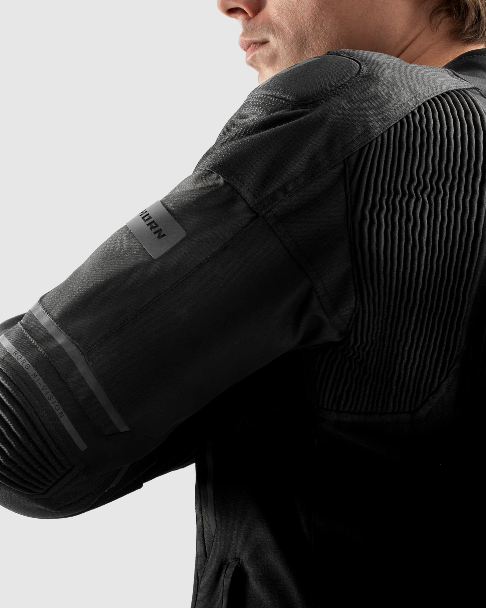 Borg II Motorcycle Jacket Black - Image 10