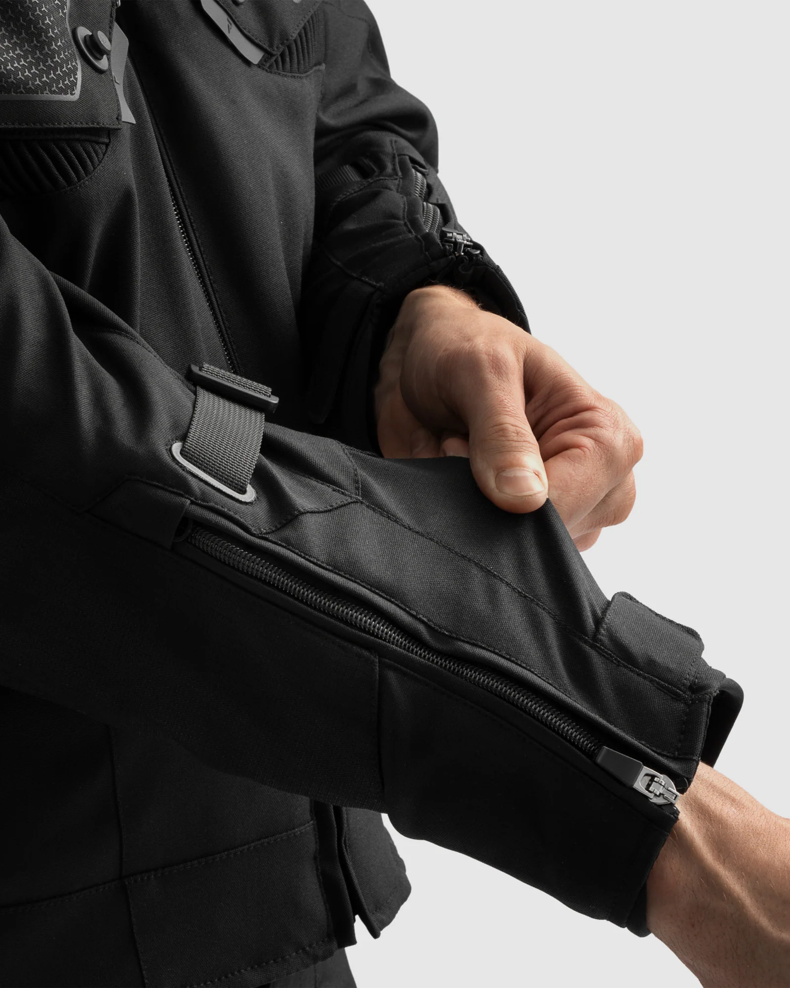 Borg II Motorcycle Jacket Black - Image 11