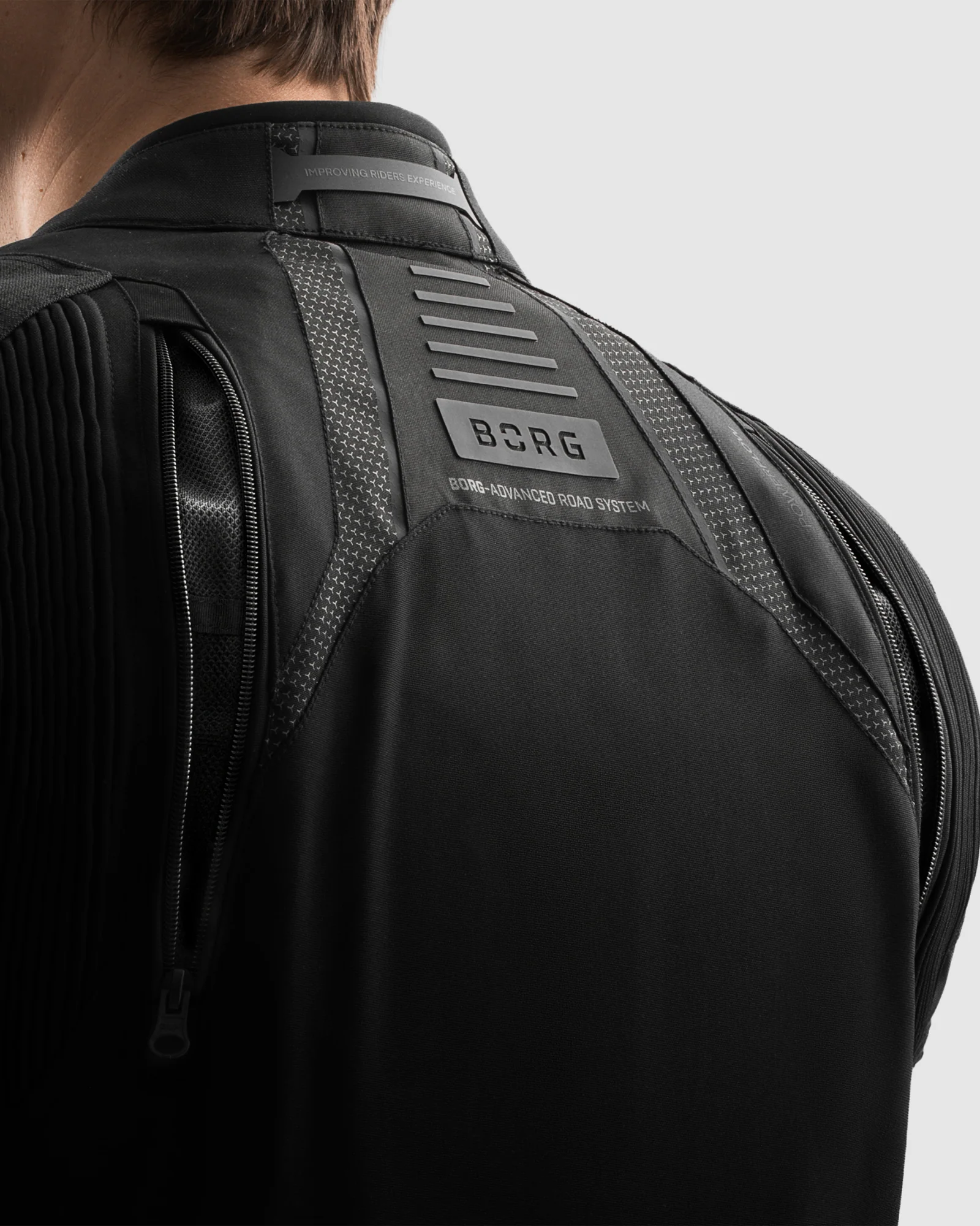 Borg II Motorcycle Jacket Black - Image 13
