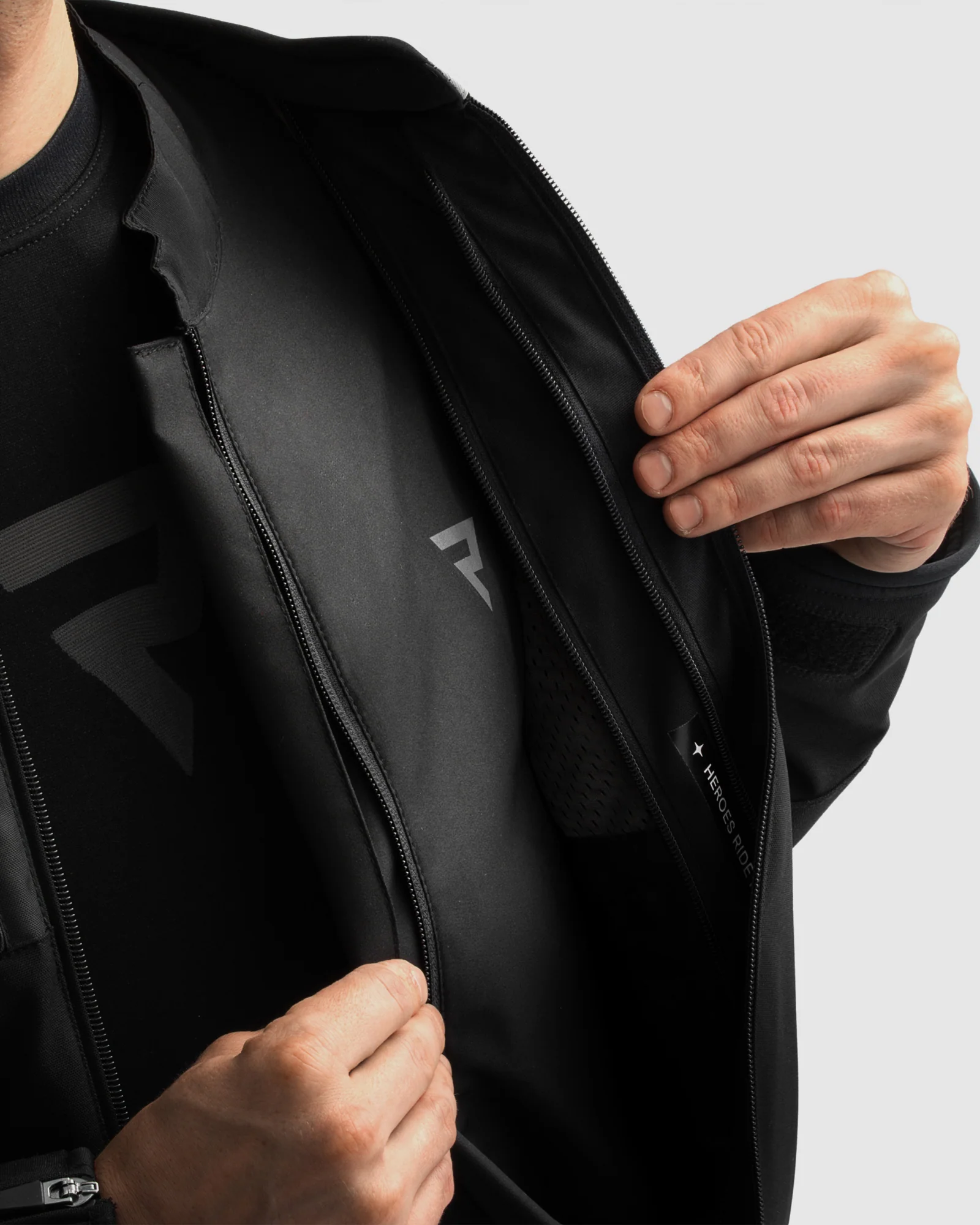 Borg II Motorcycle Jacket Black - Image 15