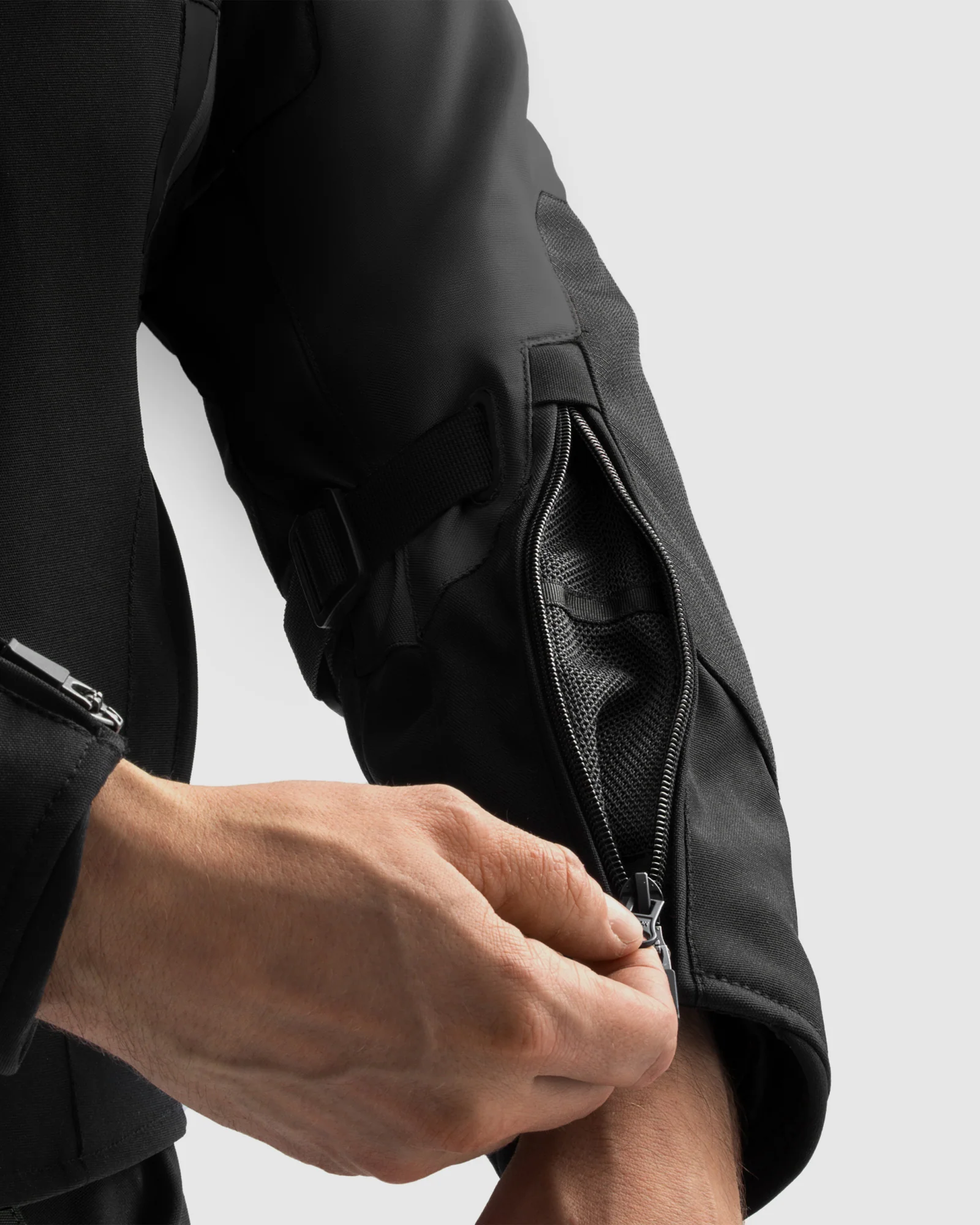 Borg II Motorcycle Jacket Black - Image 5