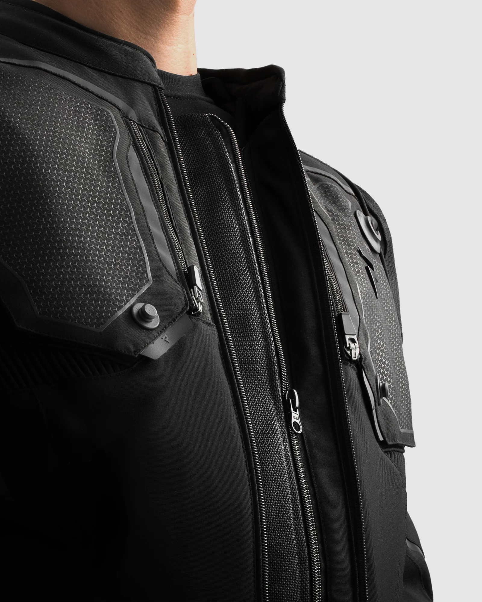 Borg II Motorcycle Jacket Black - Image 6