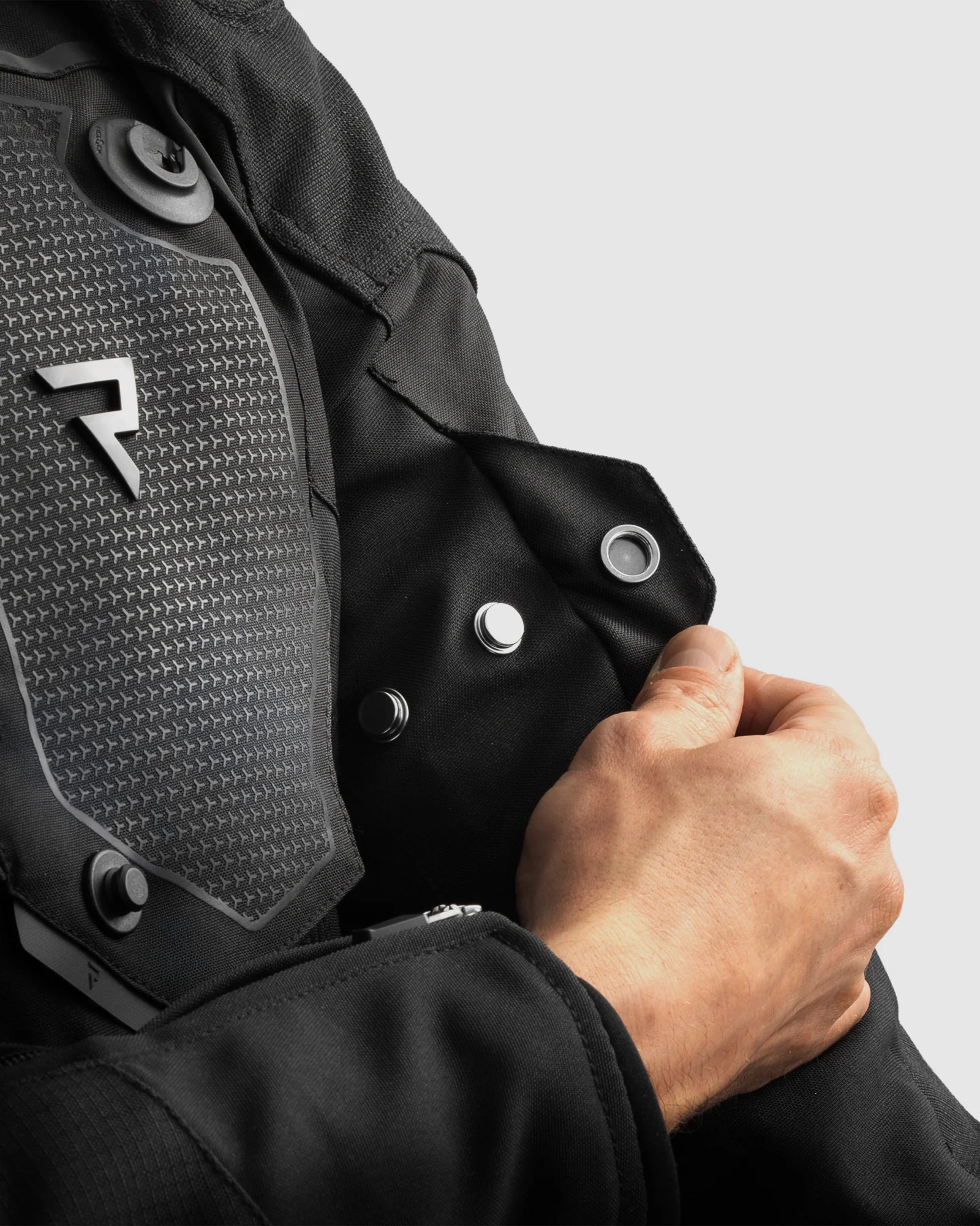 Borg II Motorcycle Jacket Black - Image 7