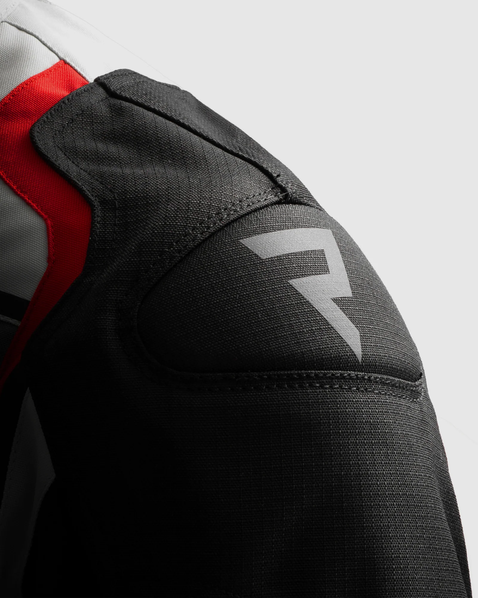 Borg II Motorcycle Jacket Black, Grey, Red - Image 12