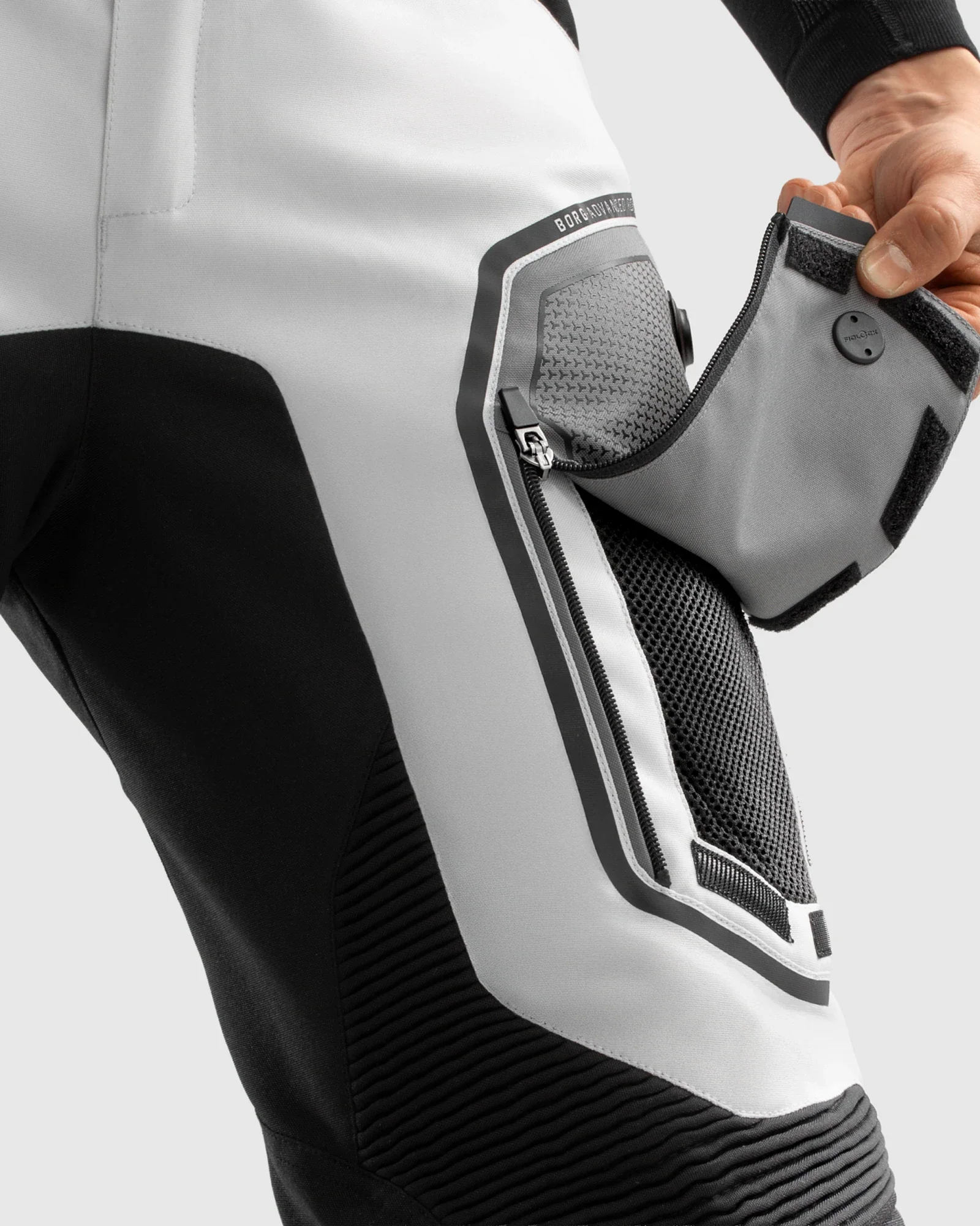 Borg II Motorcycle Pants Grey - Image 4