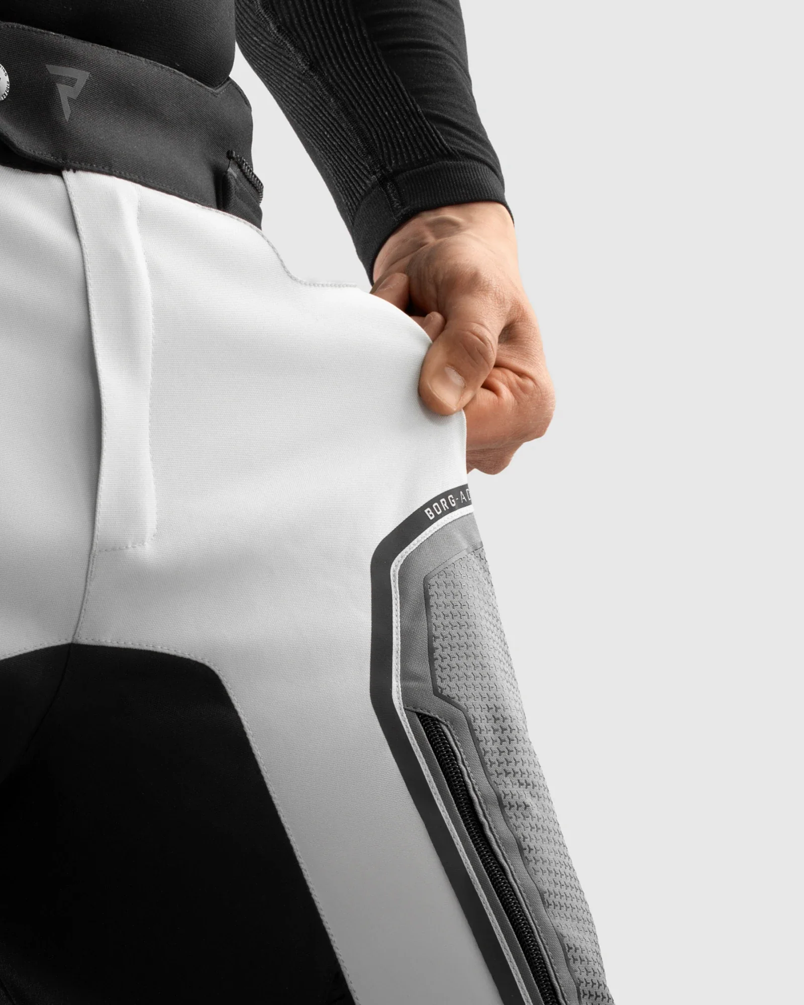 Borg II Motorcycle Pants Grey - Image 6
