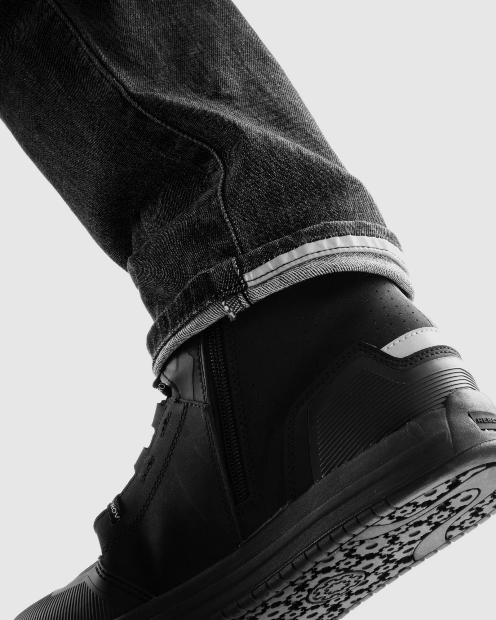Bronco Motorcycle Jeans Washed Black - Image 6