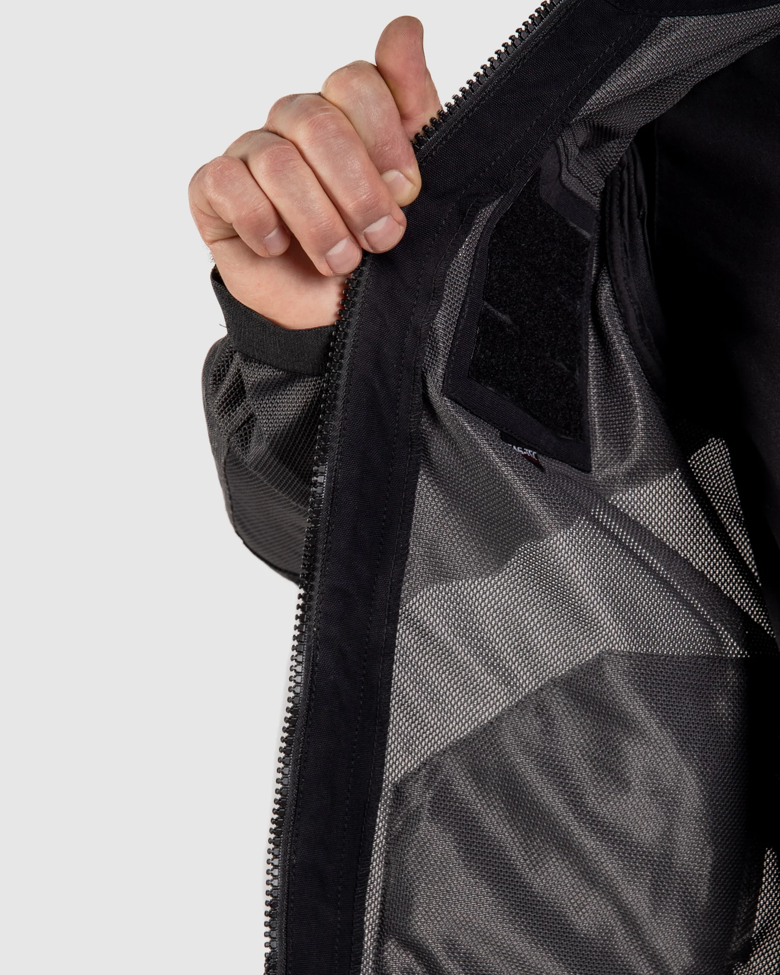 Brutale Motorcycle Jacket Dark Grey - Image 11