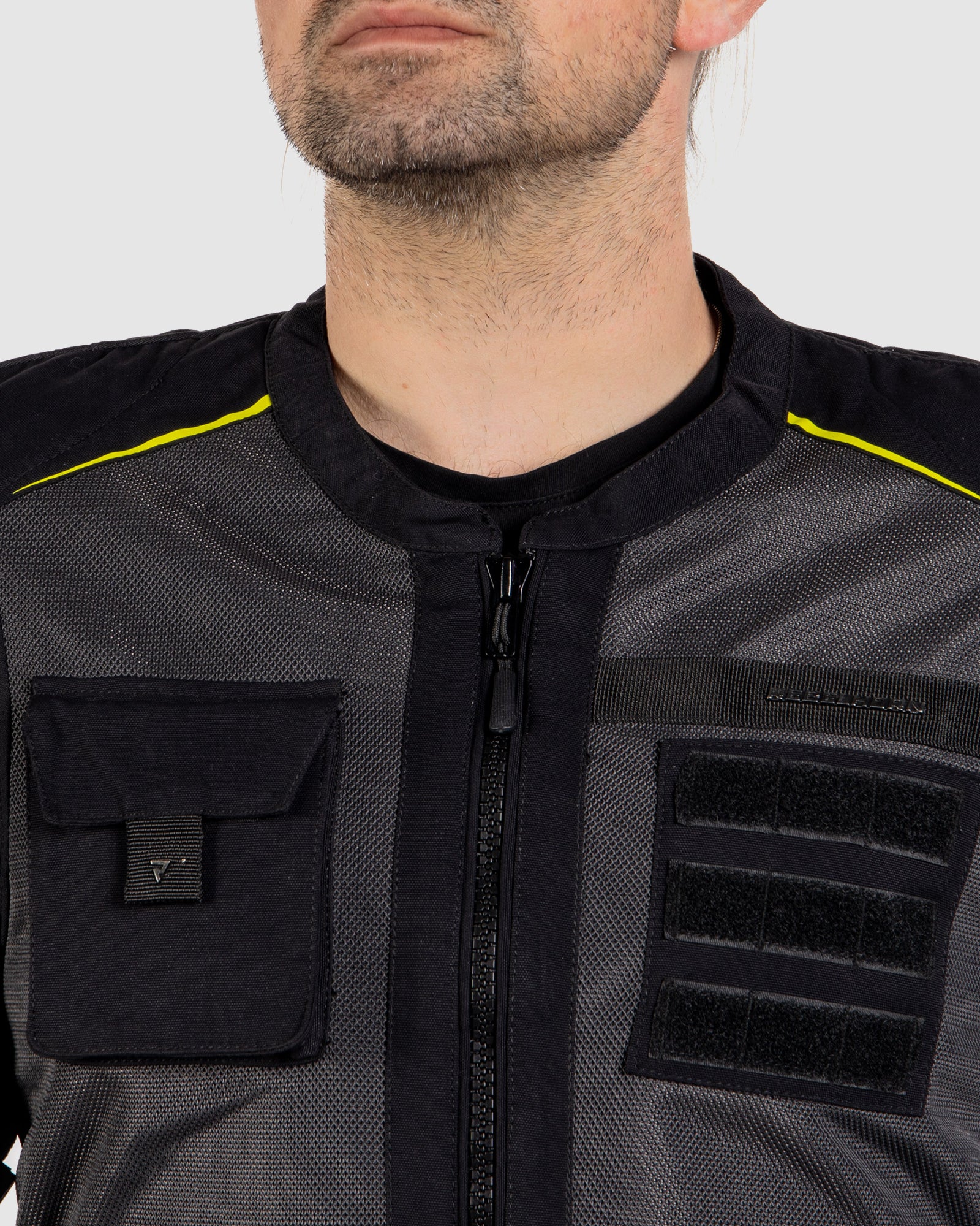 Brutale Motorcycle Jacket Dark Grey - Image 3