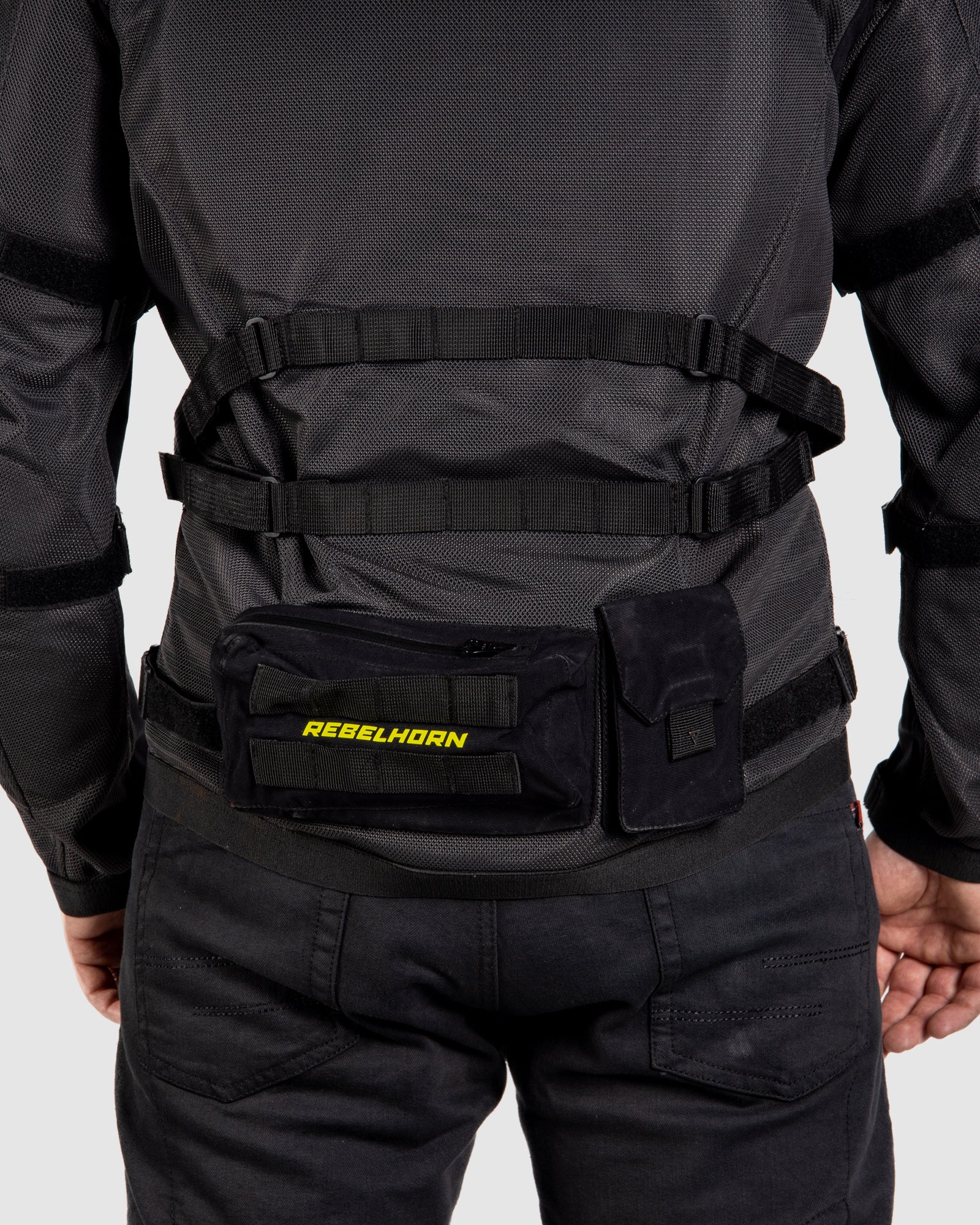 Brutale Motorcycle Jacket Dark Grey - Image 7