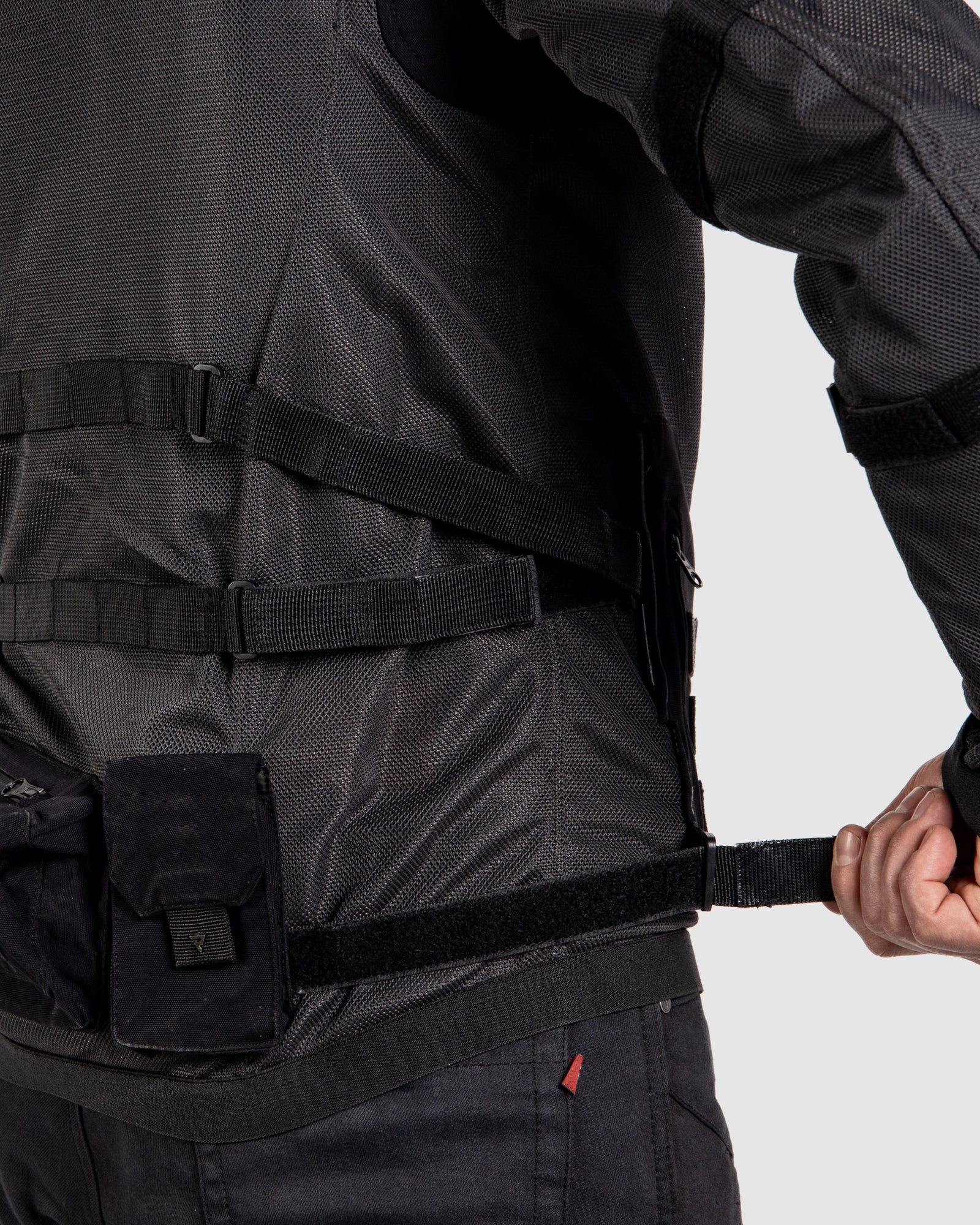 Brutale Motorcycle Jacket Dark Grey - Image 9