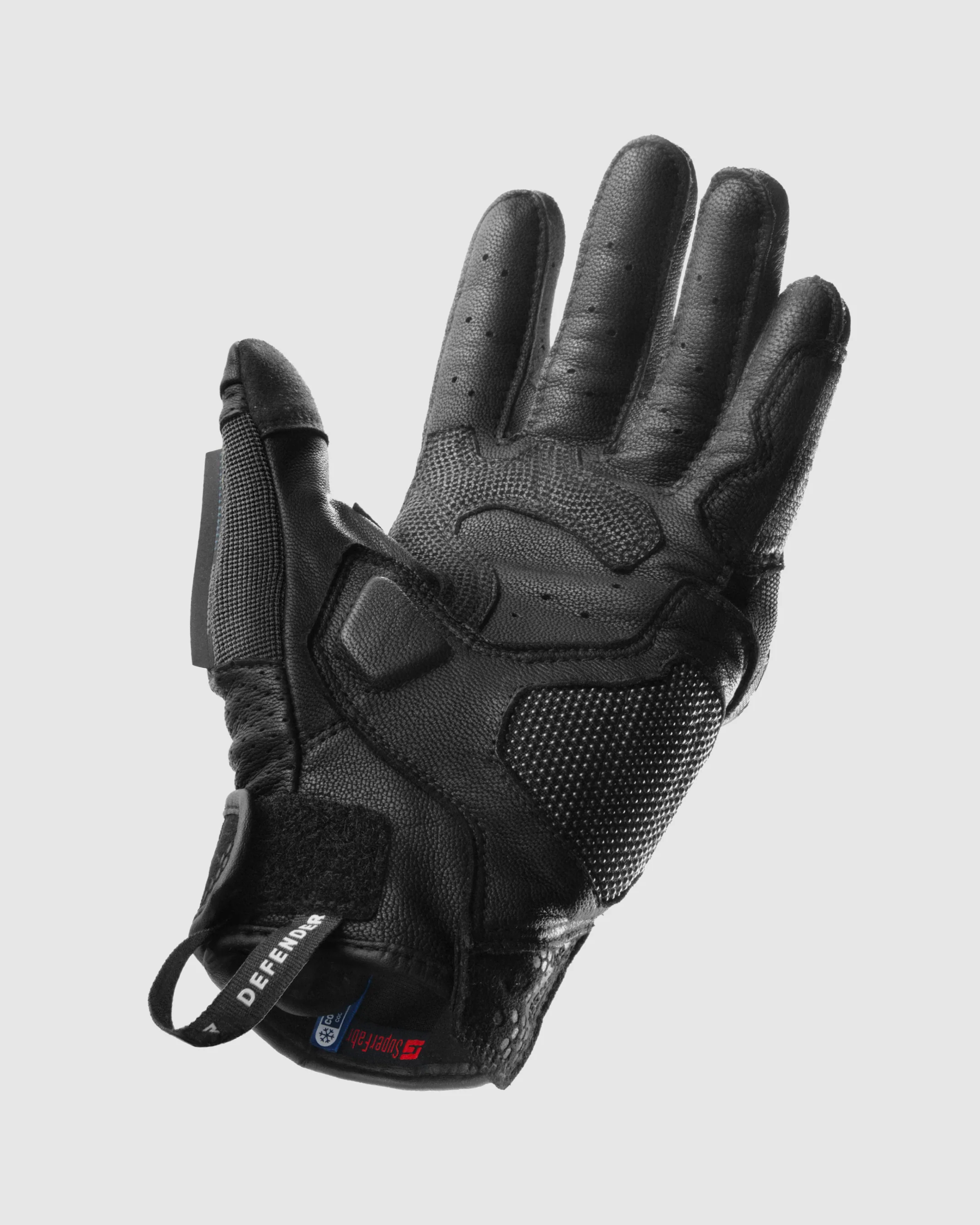 Core Motorcycle Gloves Black - Image 2