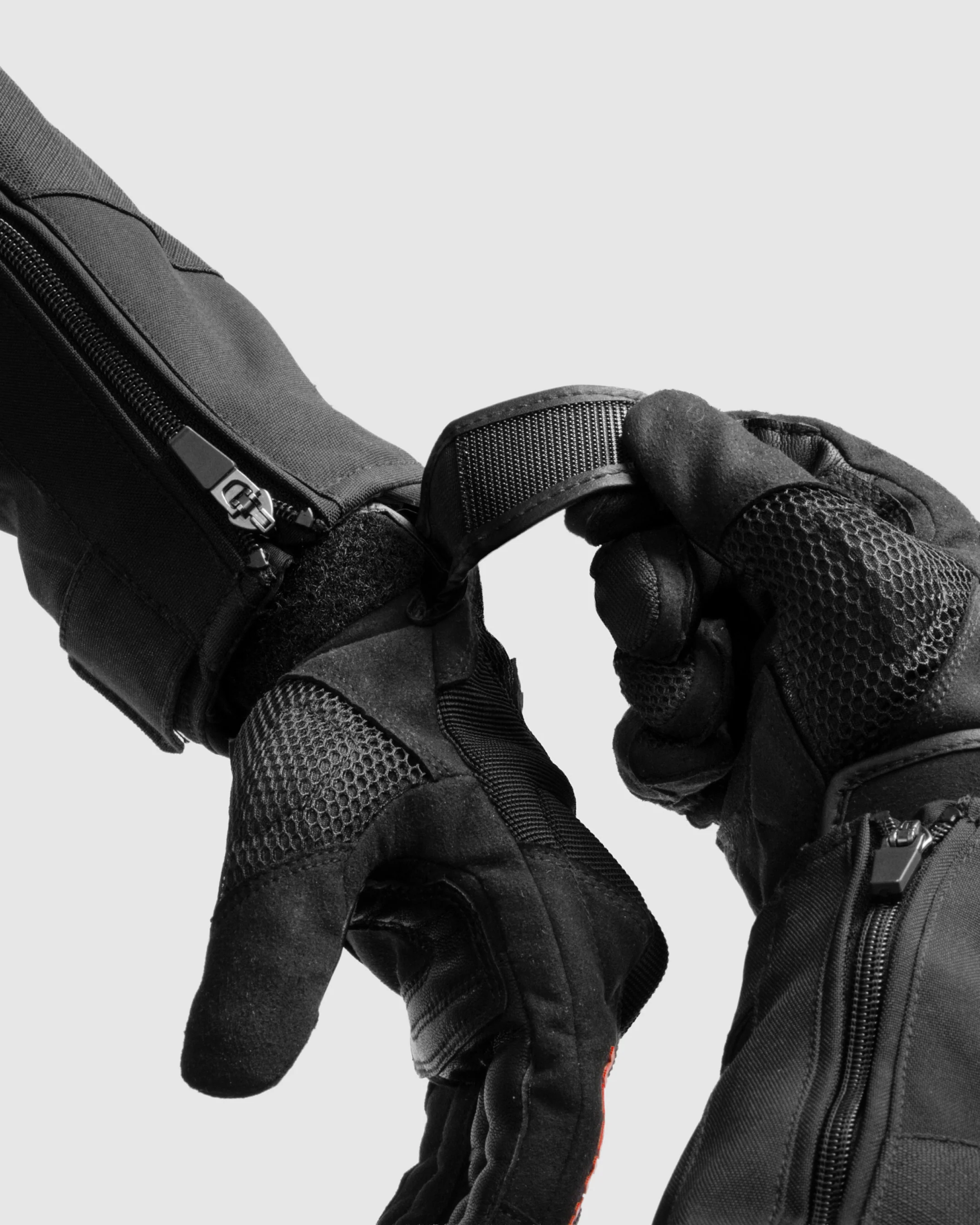 Core Motorcycle Gloves Red - Image 5