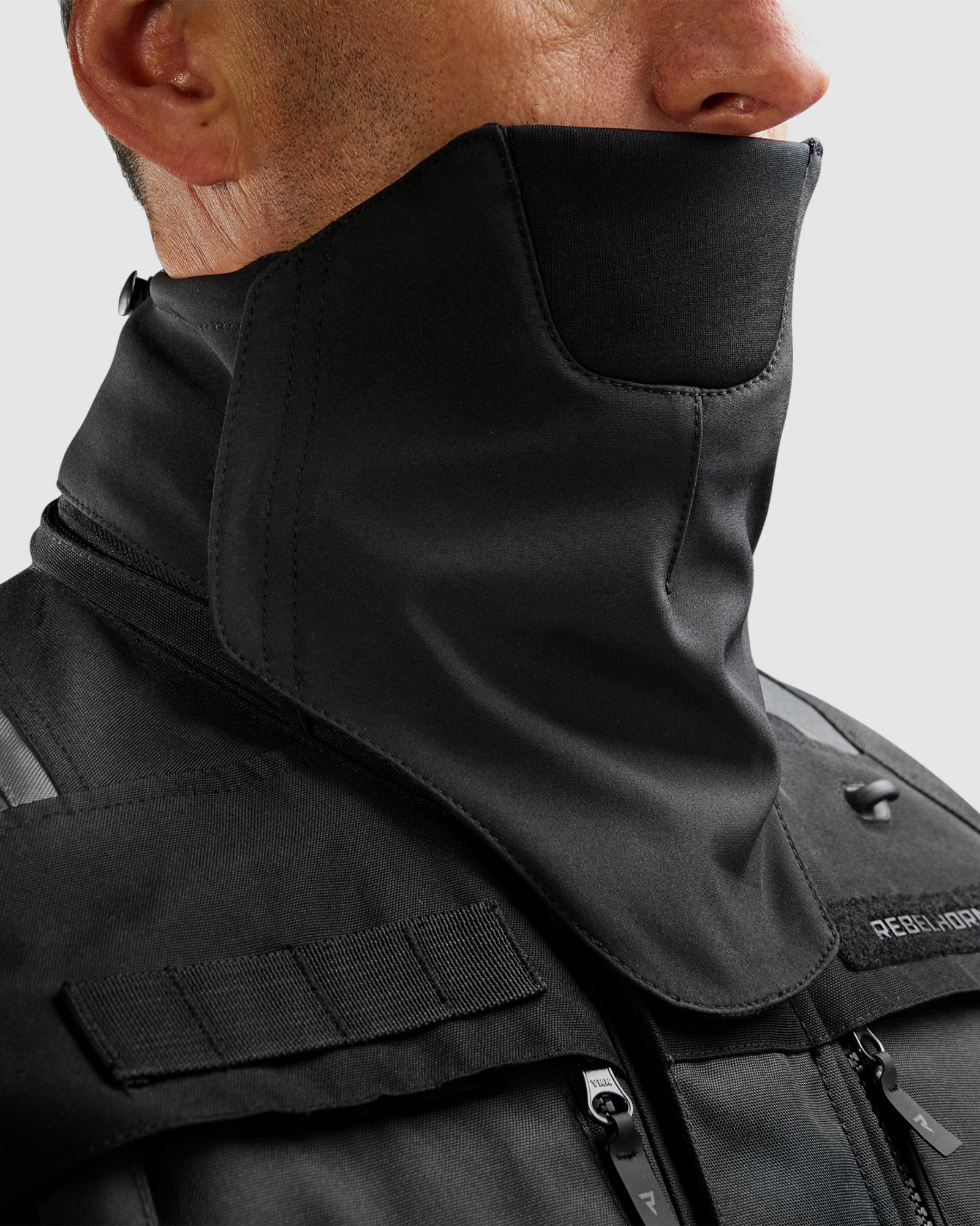 Cubby V Motorcycle Jacket Black - Image 5