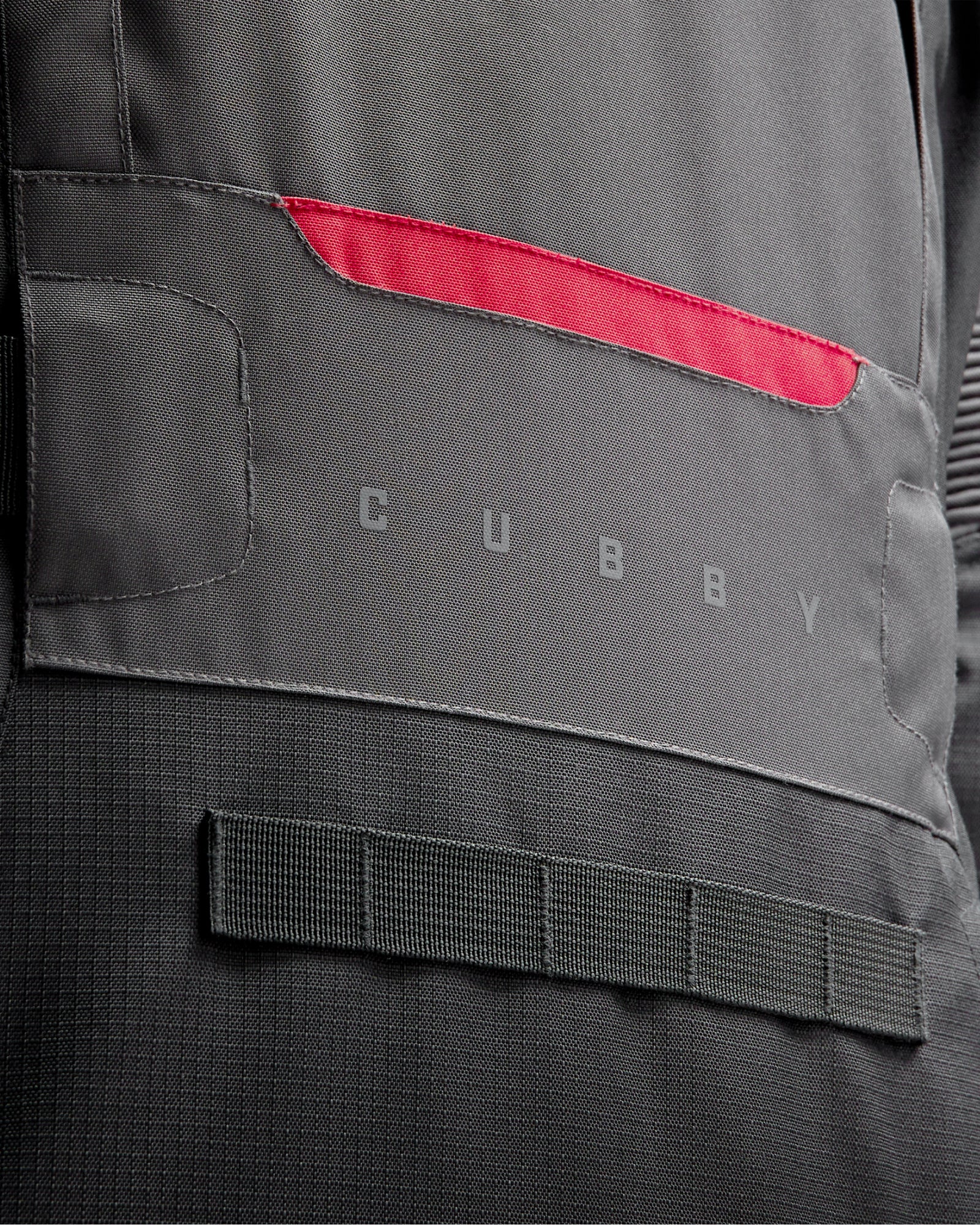 Cubby V Motorcycle Jacket Dark Grey - Image 14