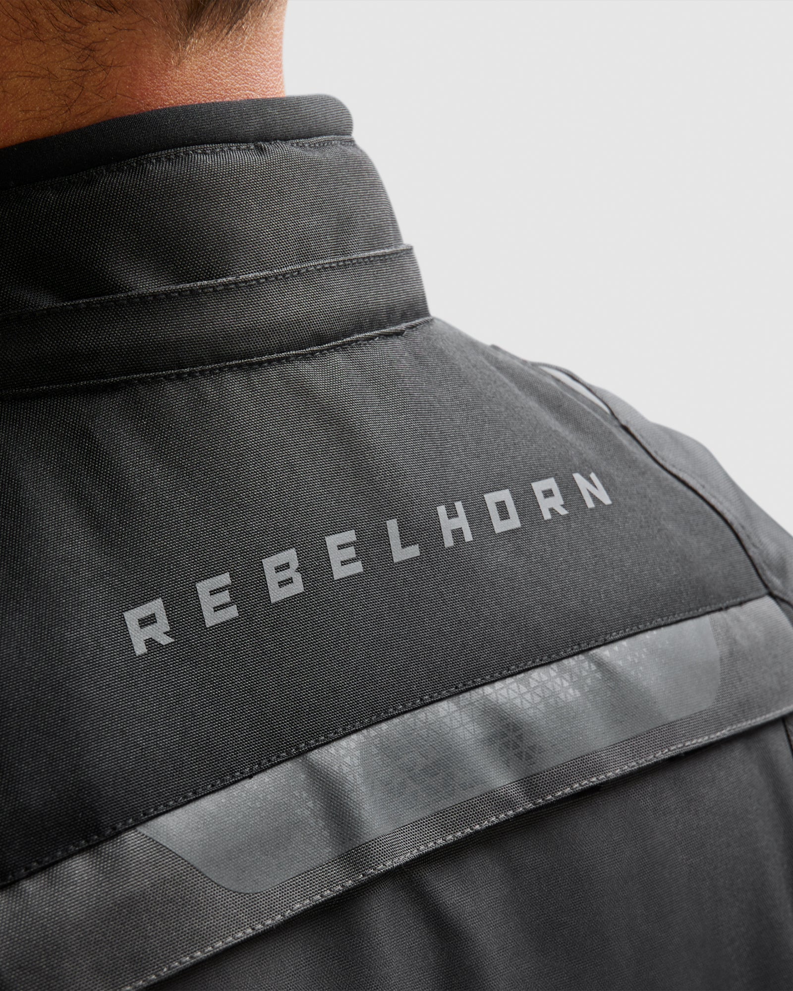 Cubby V Motorcycle Jacket Dark Grey - Image 16