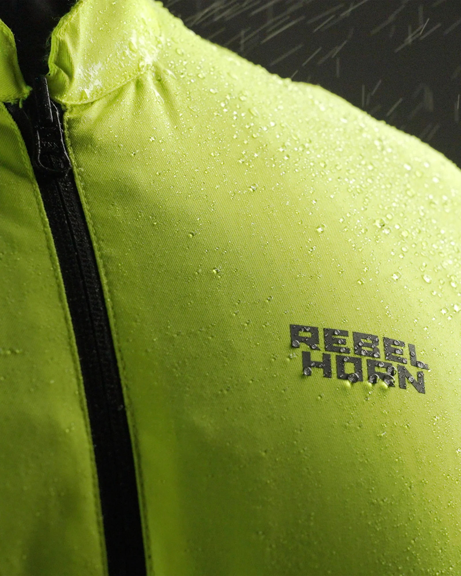 Cubby V Motorcycle Jacket Light Grey, Fluo Yellow - Image 11