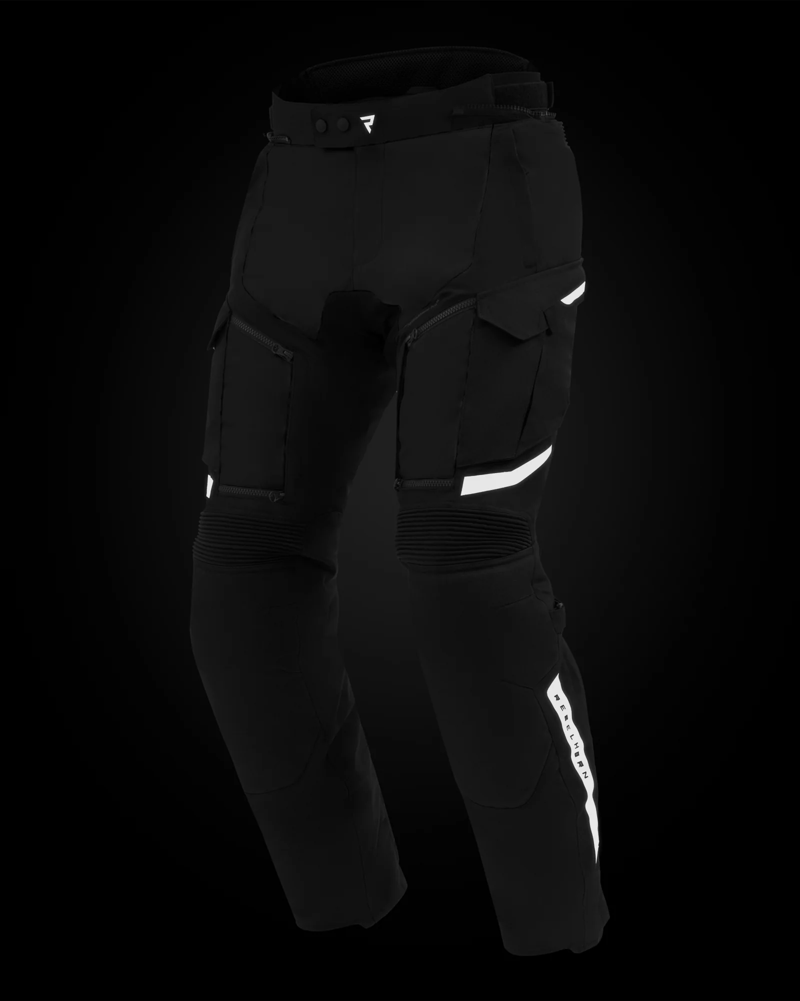 Cubby V Motorcycle Pants Black Long Leg - Image 9