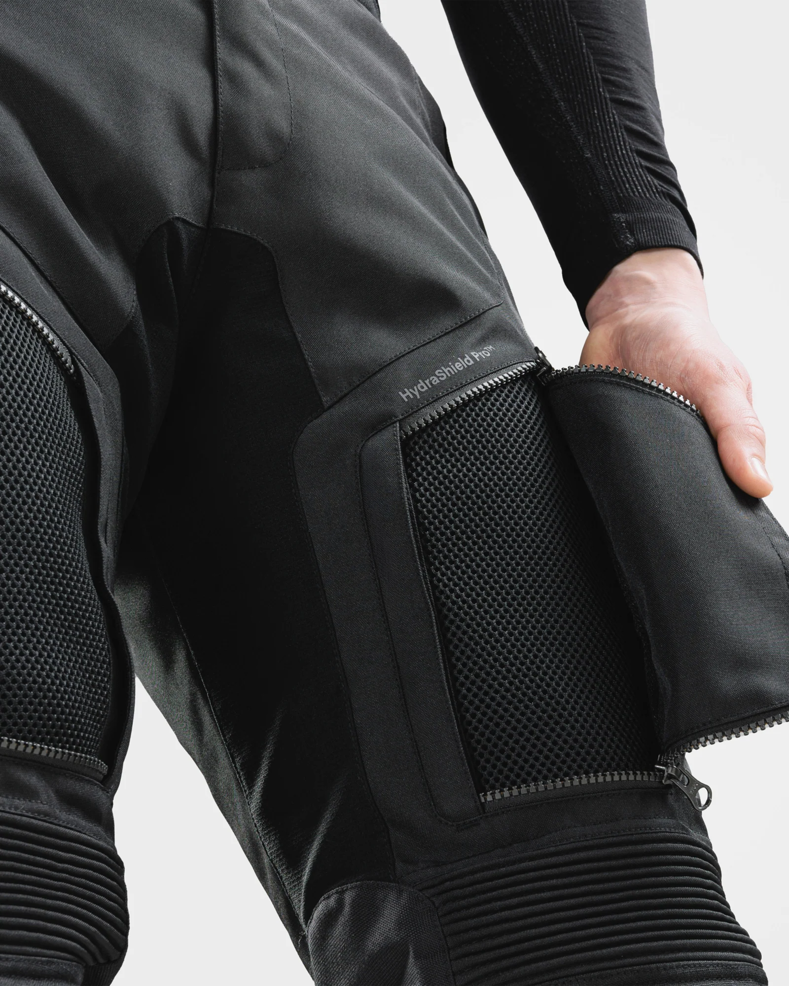 Cubby V Motorcycle Pants Black Short Leg - Image 3