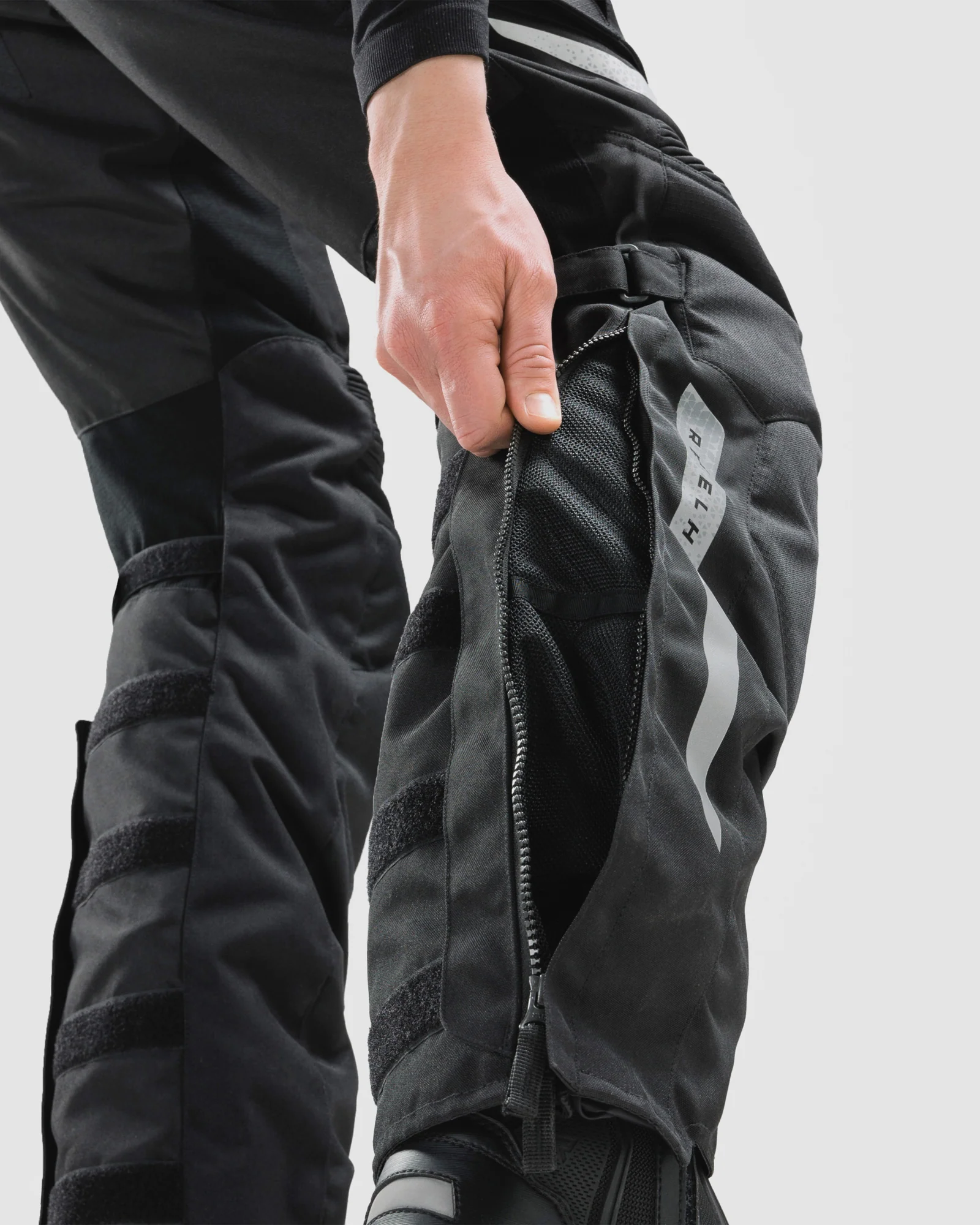 Cubby V Motorcycle Pants Black Short Leg - Image 4