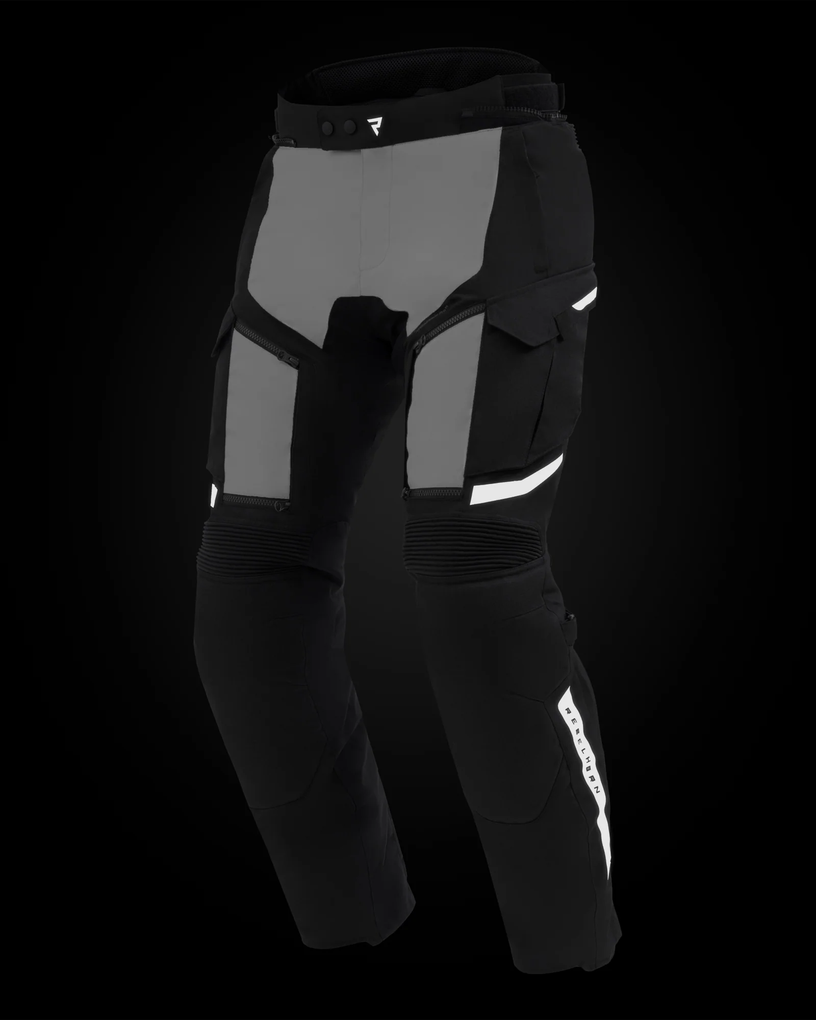 Cubby V Motorcycle Pants Grey - Image 9