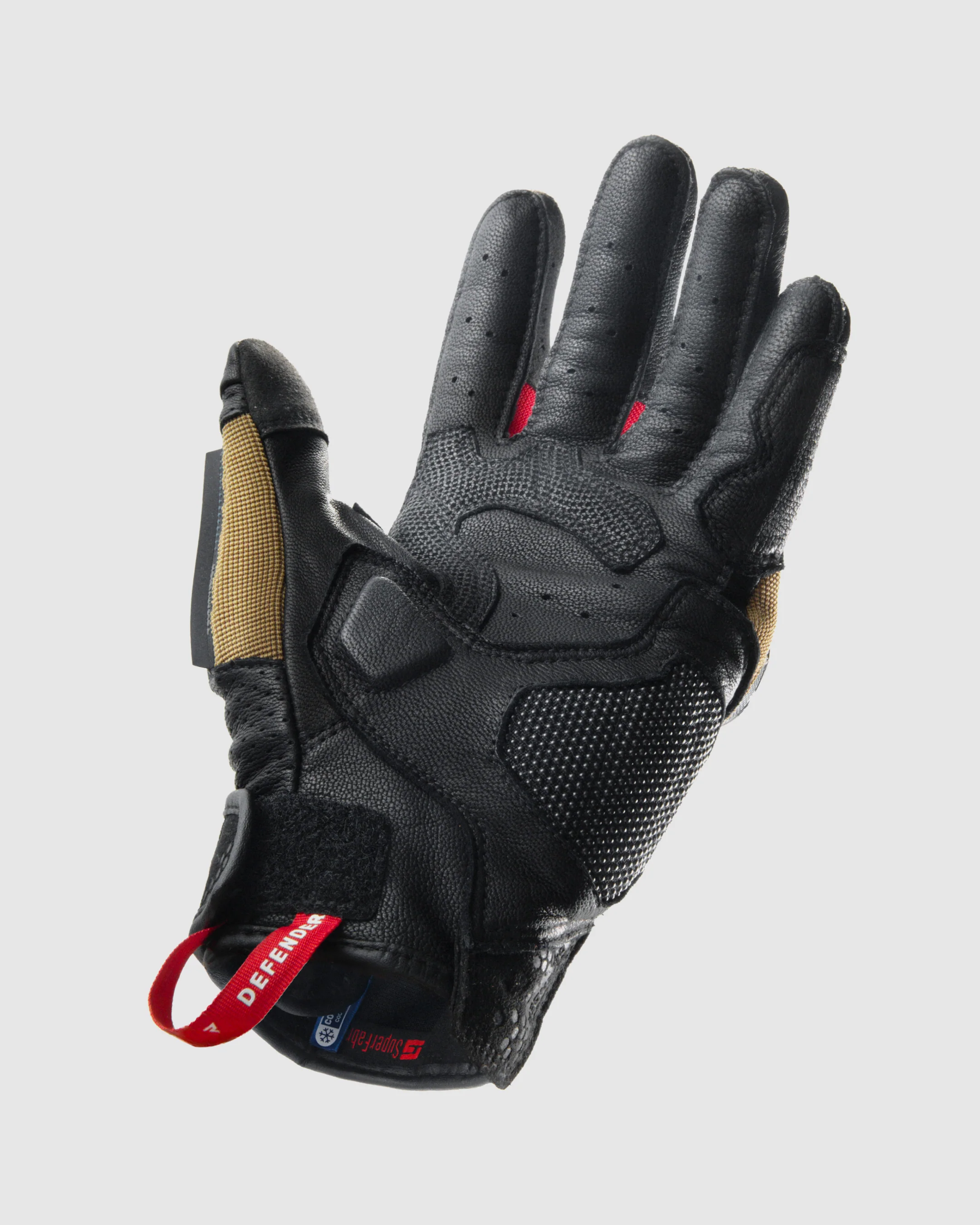 Defender Motorcycle Gloves Desert - Image 2