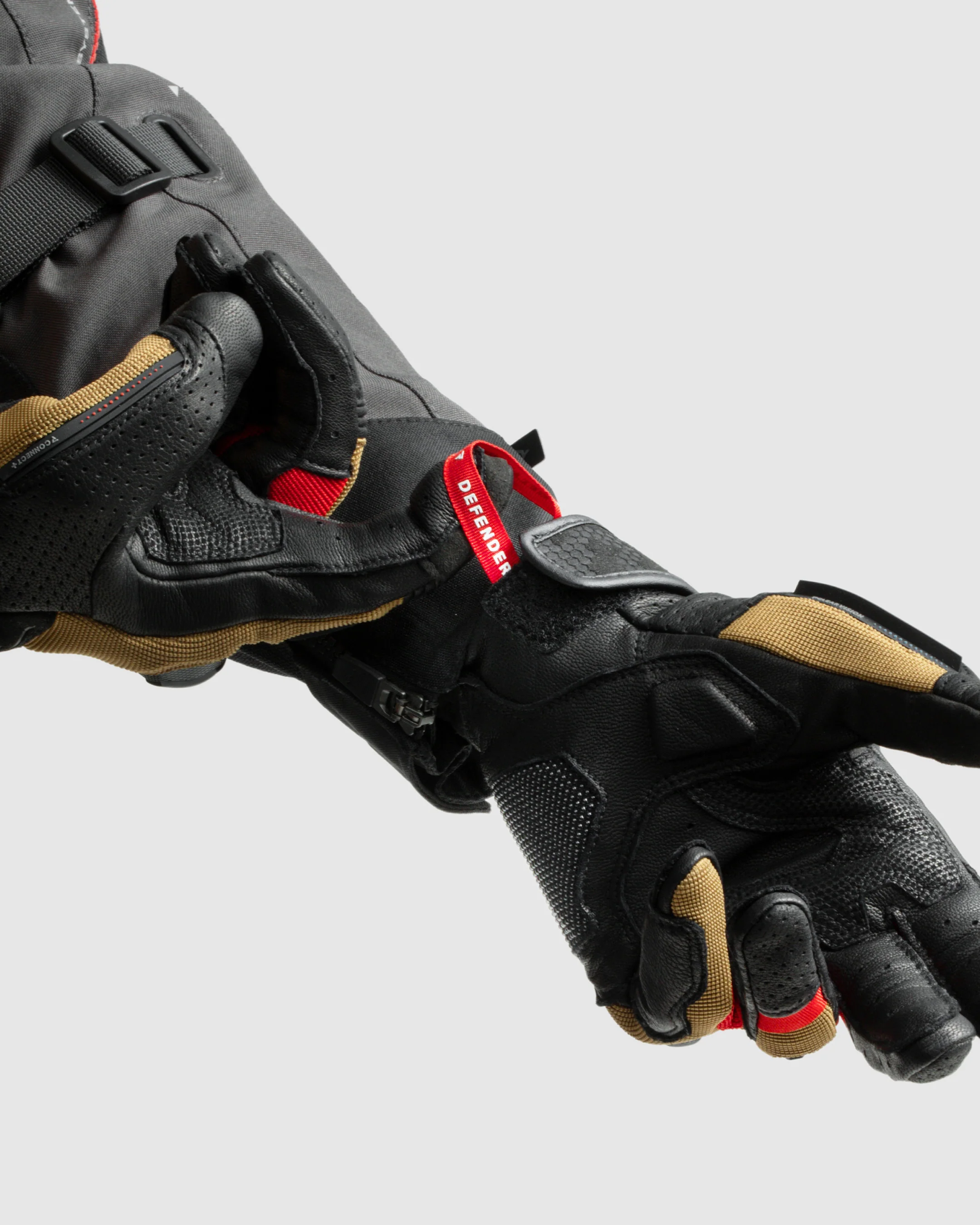 Defender Motorcycle Gloves Desert - Image 4