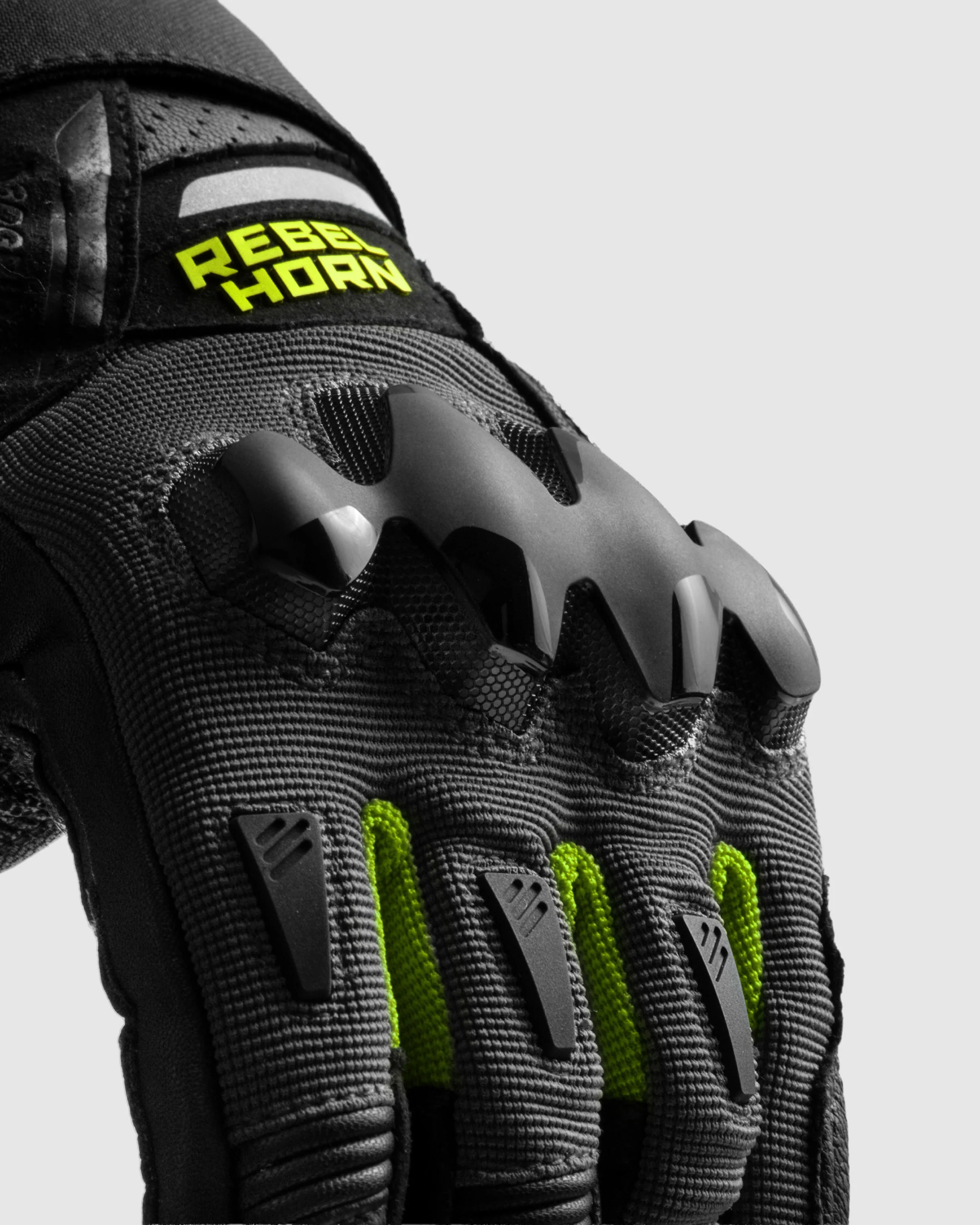 Defender Motorcycle Gloves Fluo Yellow - Image 7