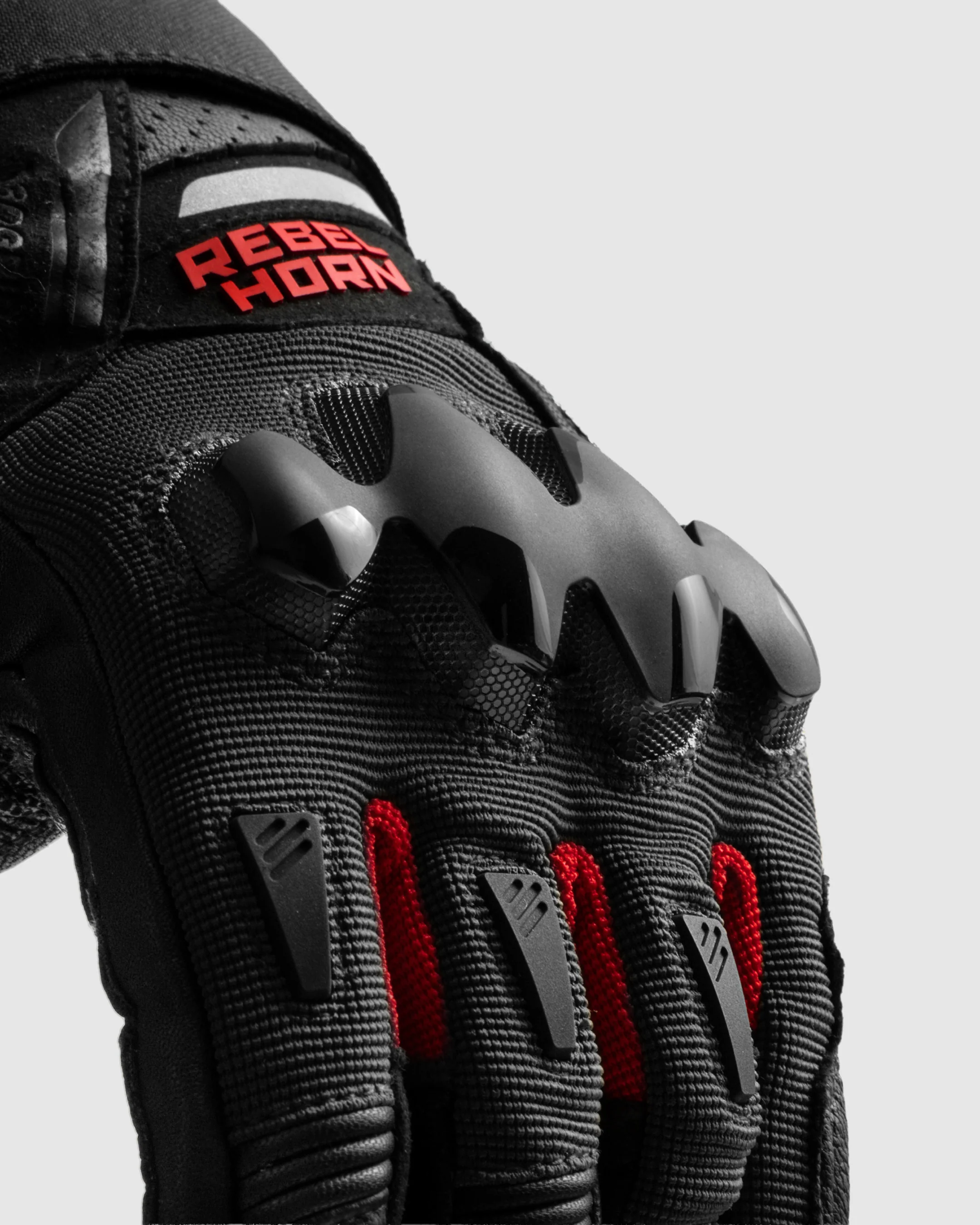 Defender Motorcycle Gloves Red - Image 7