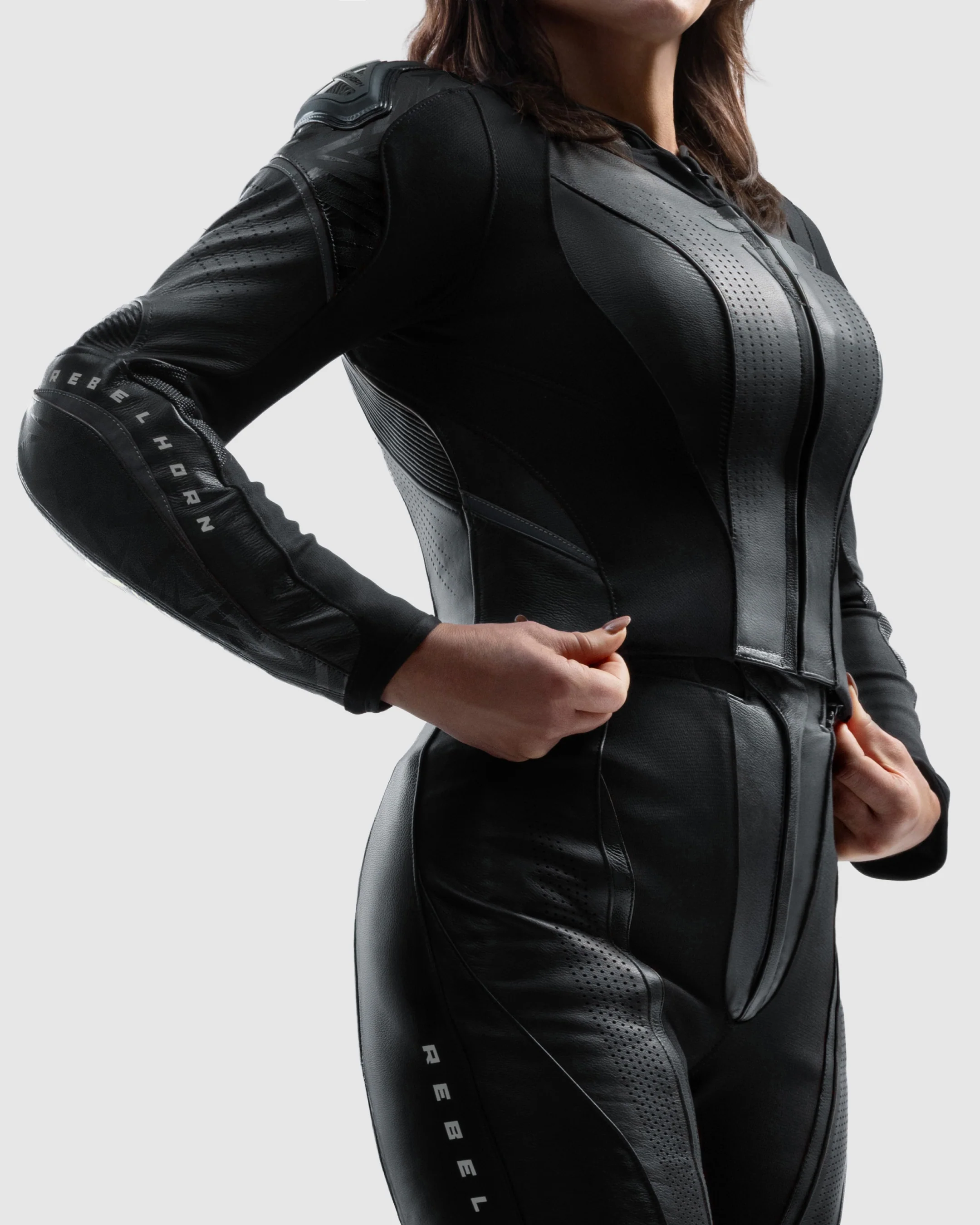 Diva RS Women’s Motorcycle Jacket Black - Image 4