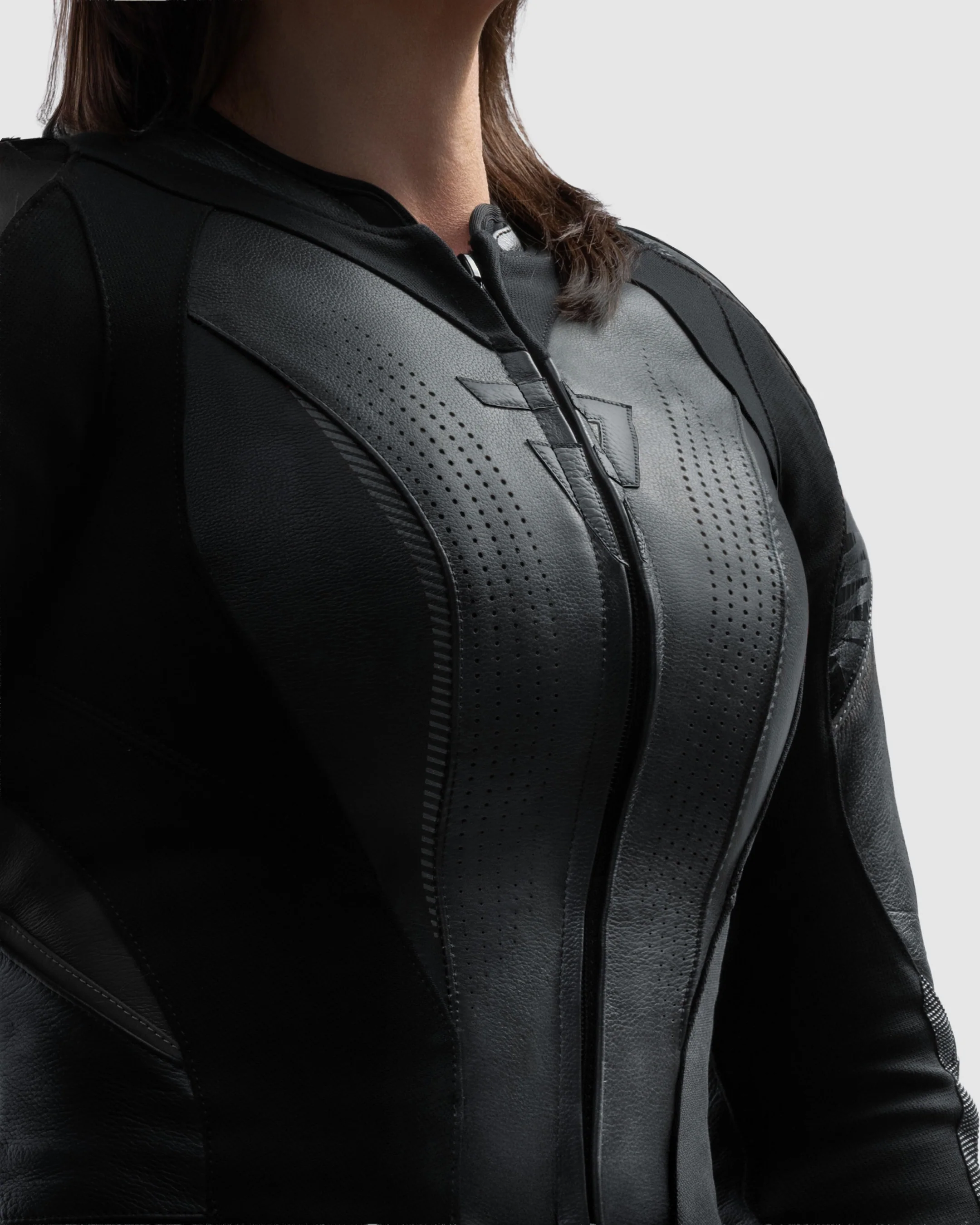 Diva RS Women’s Motorcycle Jacket Black - Image 6