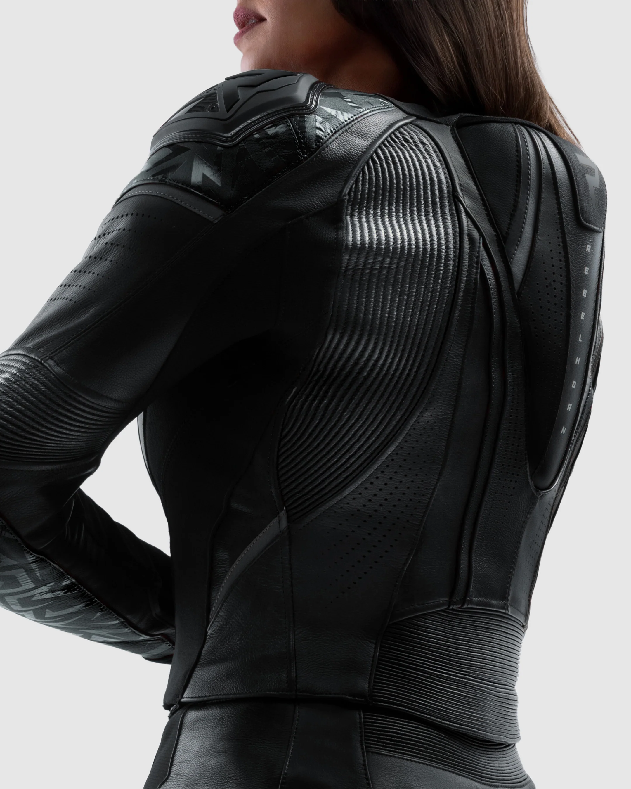 Diva RS Women’s Motorcycle Jacket Black - Image 9