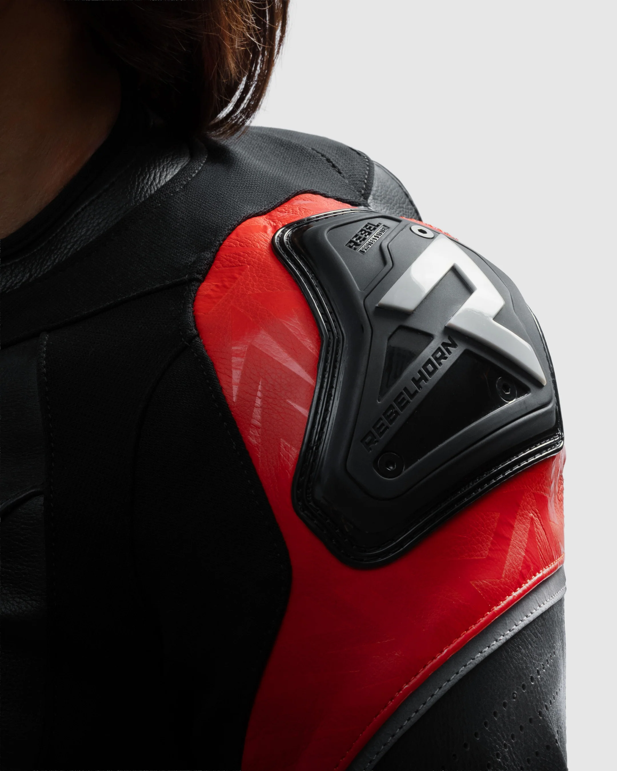 Diva RS Women’s Motorcycle Jacket Red - Image 10