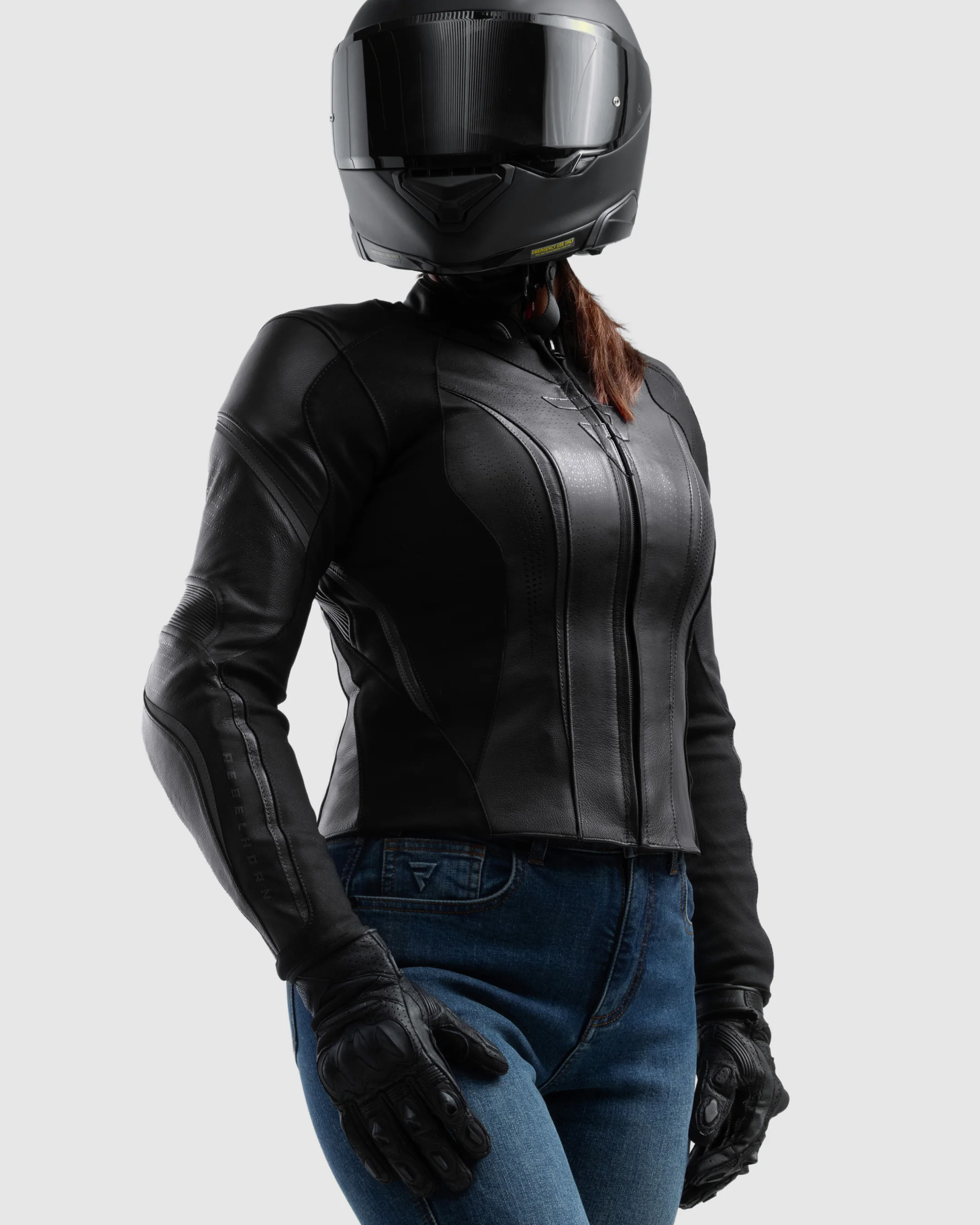 Diva ST Women’s Motorcycle Jacket Black - Image 3