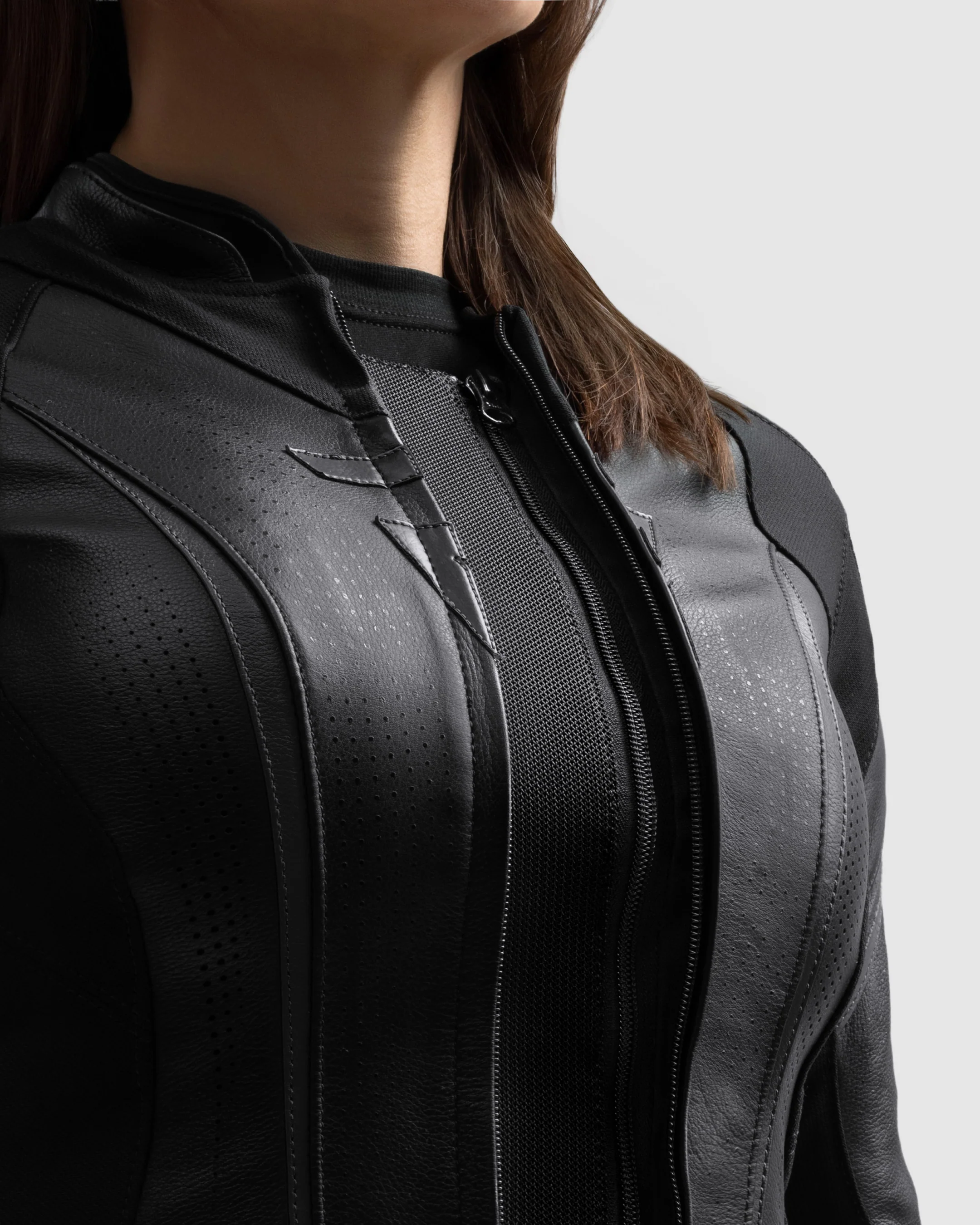 Diva ST Women’s Motorcycle Jacket Black - Image 6