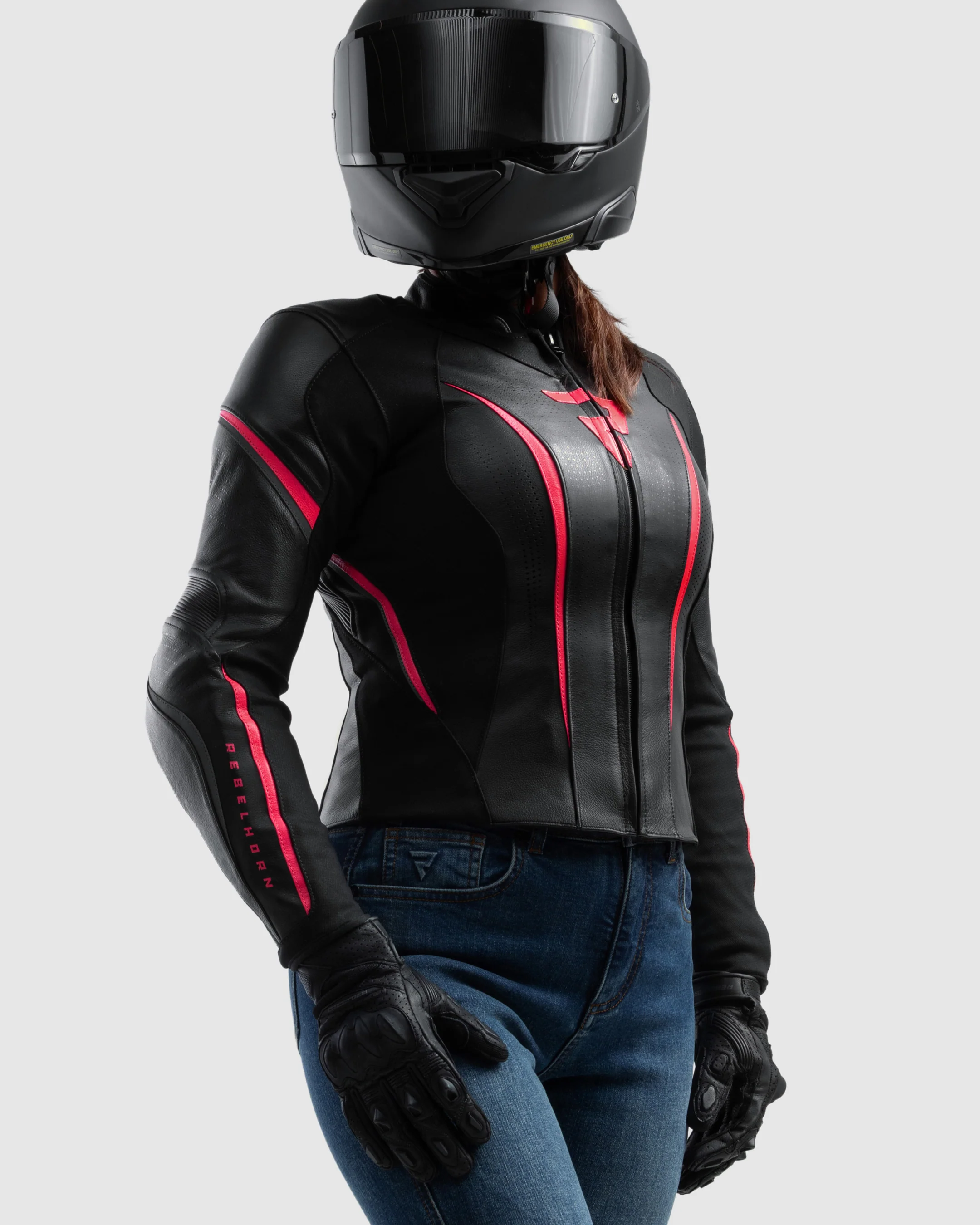 Diva ST Women’s Motorcycle Jacket Pink - Image 3
