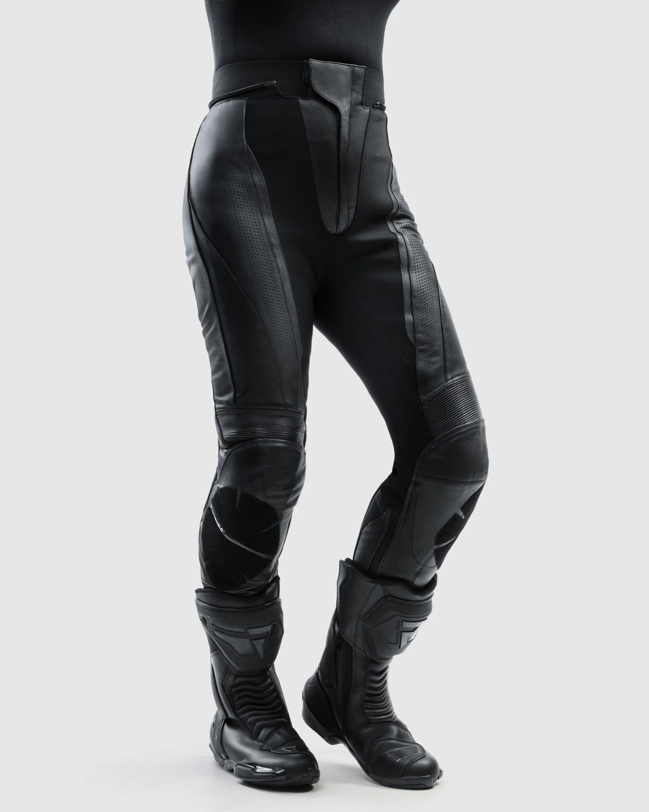 Diva Women’s Motorcycle Pants Black - Image 3