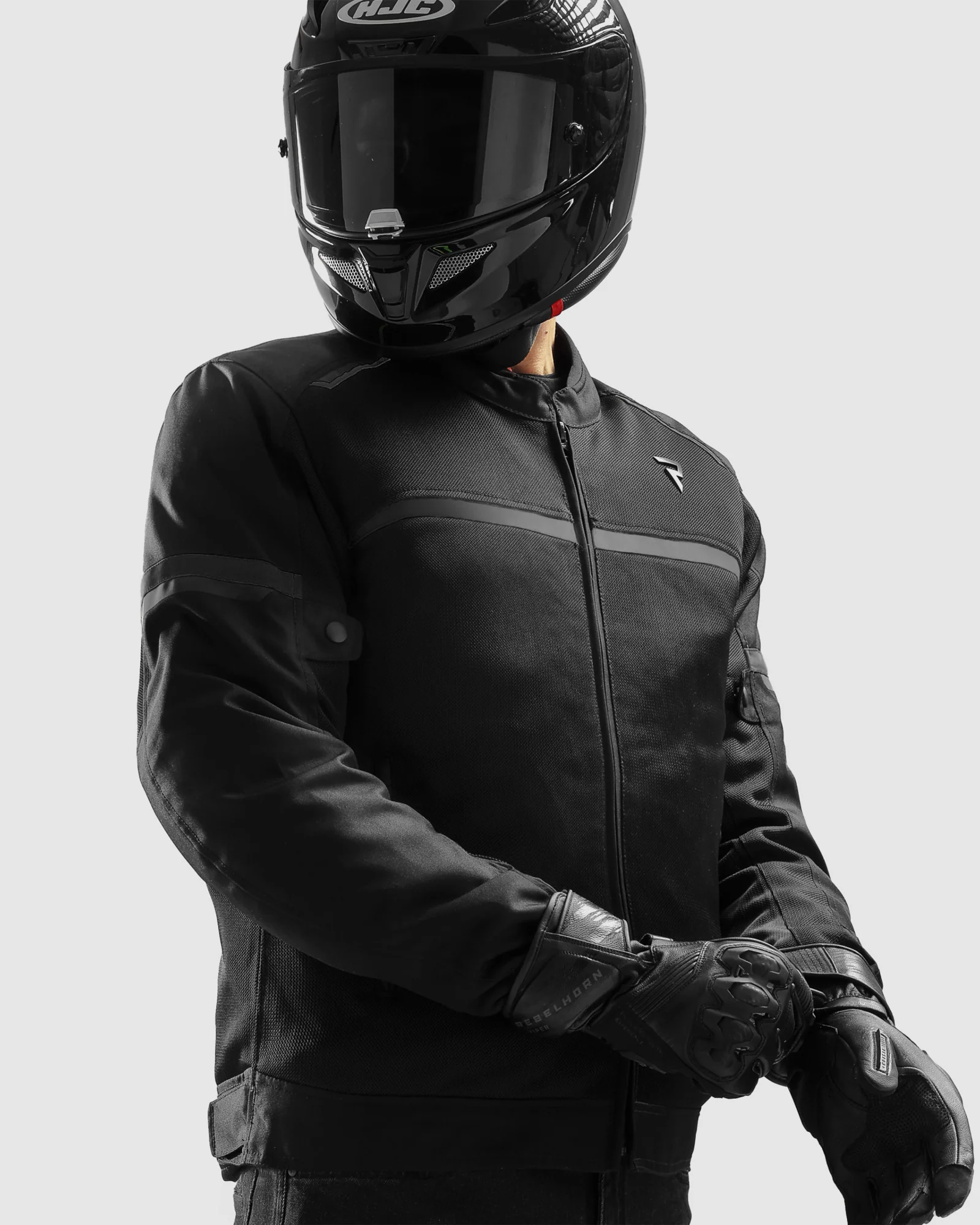Echo Motorcycle Jacket Black - Image 3