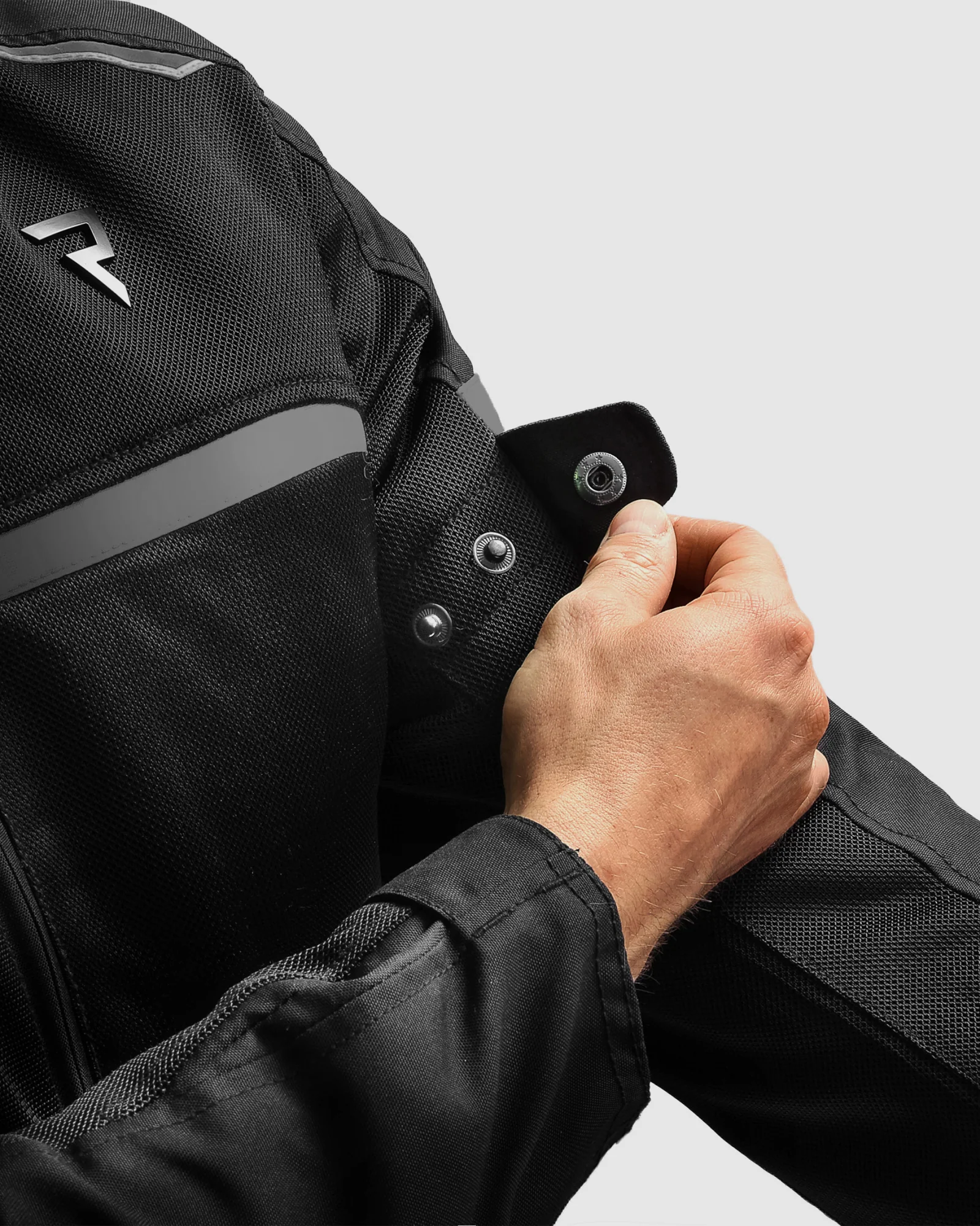 Echo Motorcycle Jacket Black - Image 6