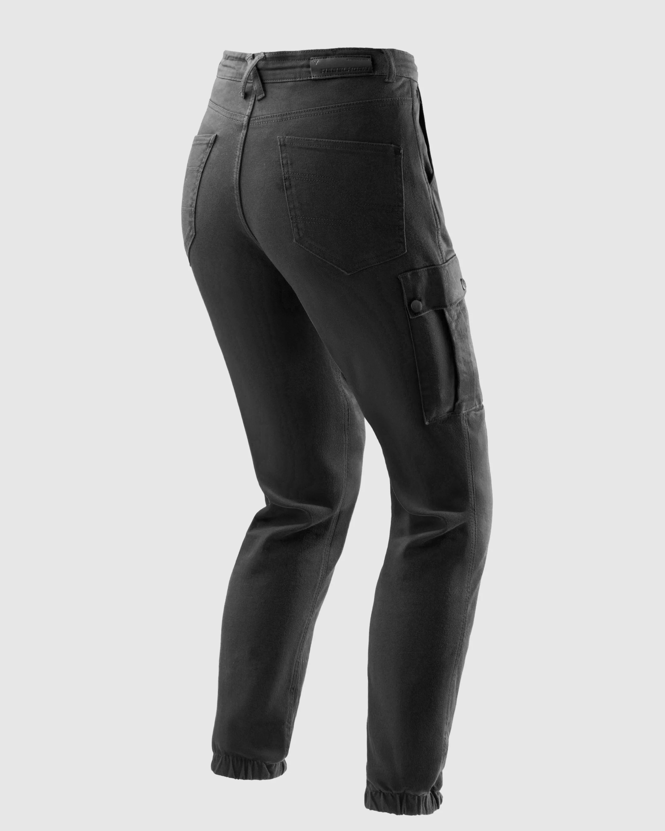 Faster Women’s Motorcycle Jeans Black - Image 2