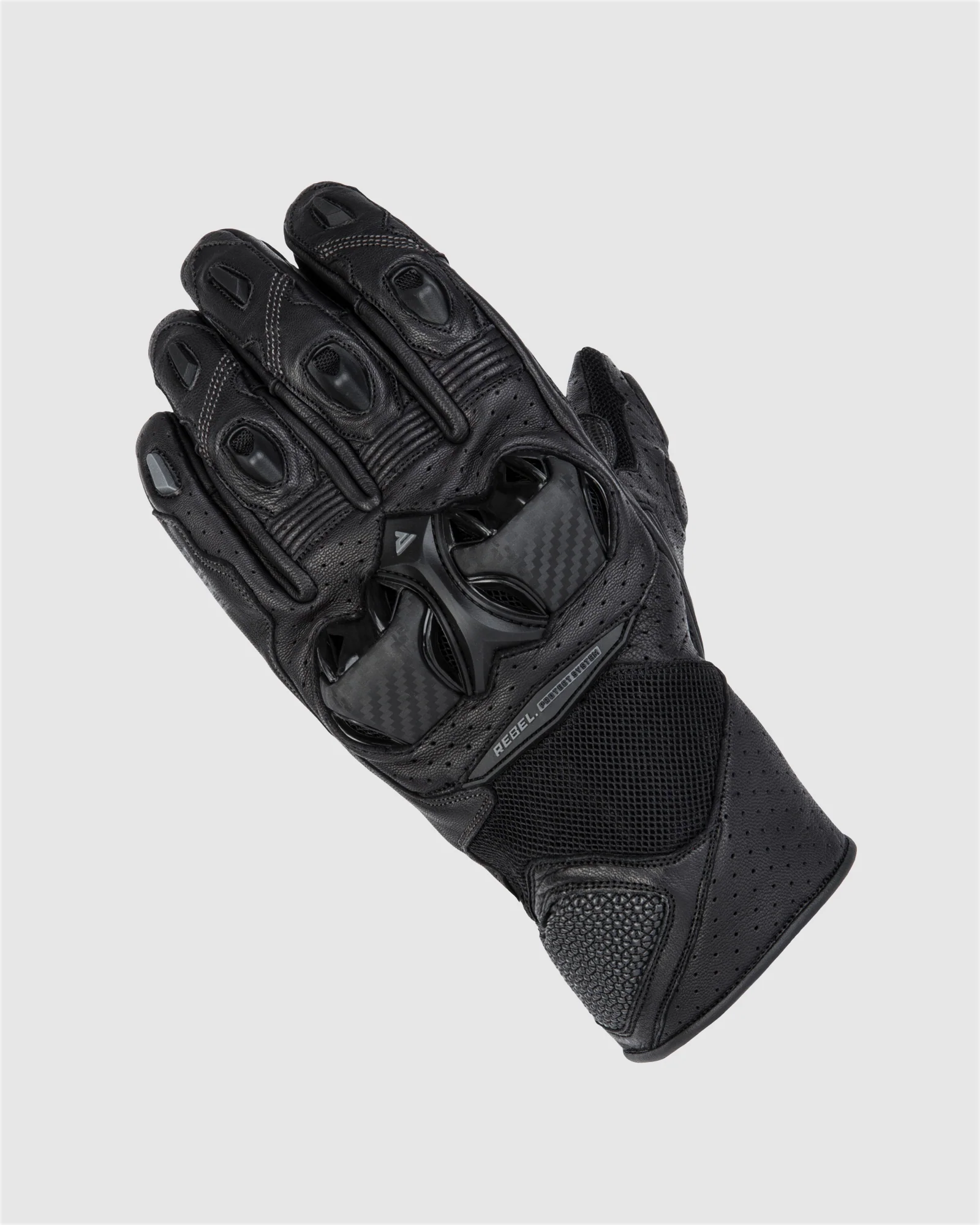 Flux II Motorcycle Gloves Black - Image 3