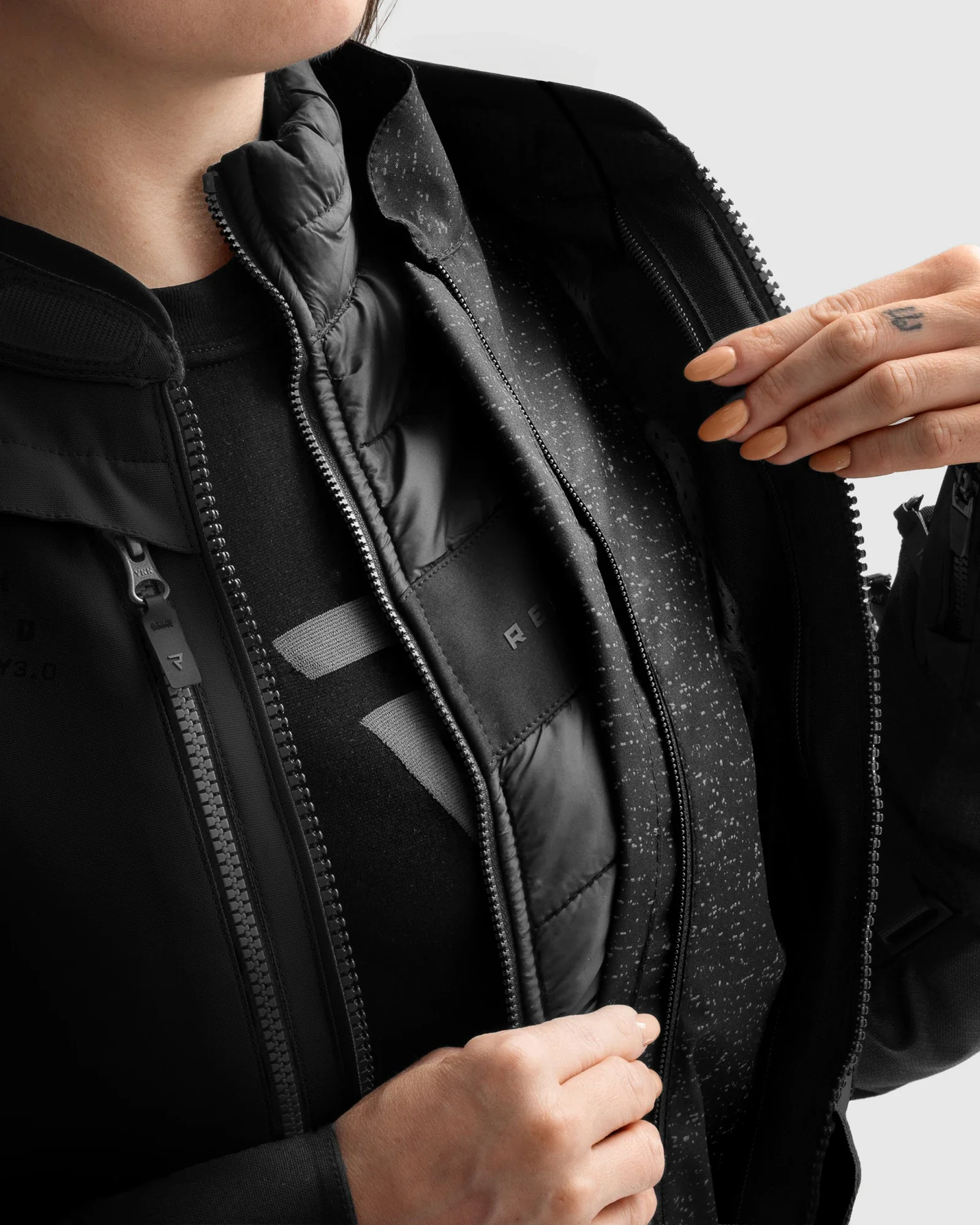 Hardy 3.0 Women's Motorcycle Jacket Black - Image 15
