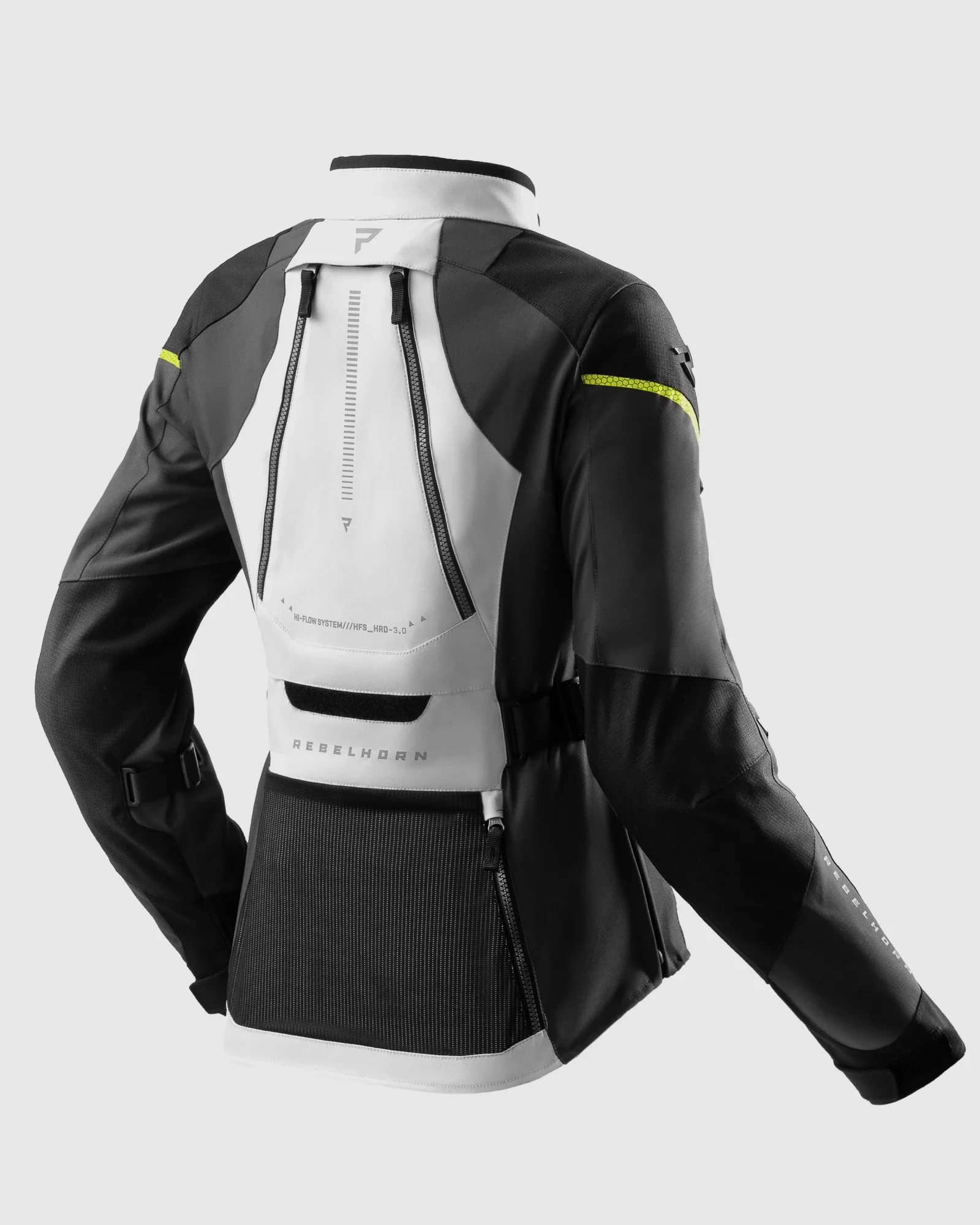 Hardy 3.0 Women's Motorcycle Jacket Grey - Image 2