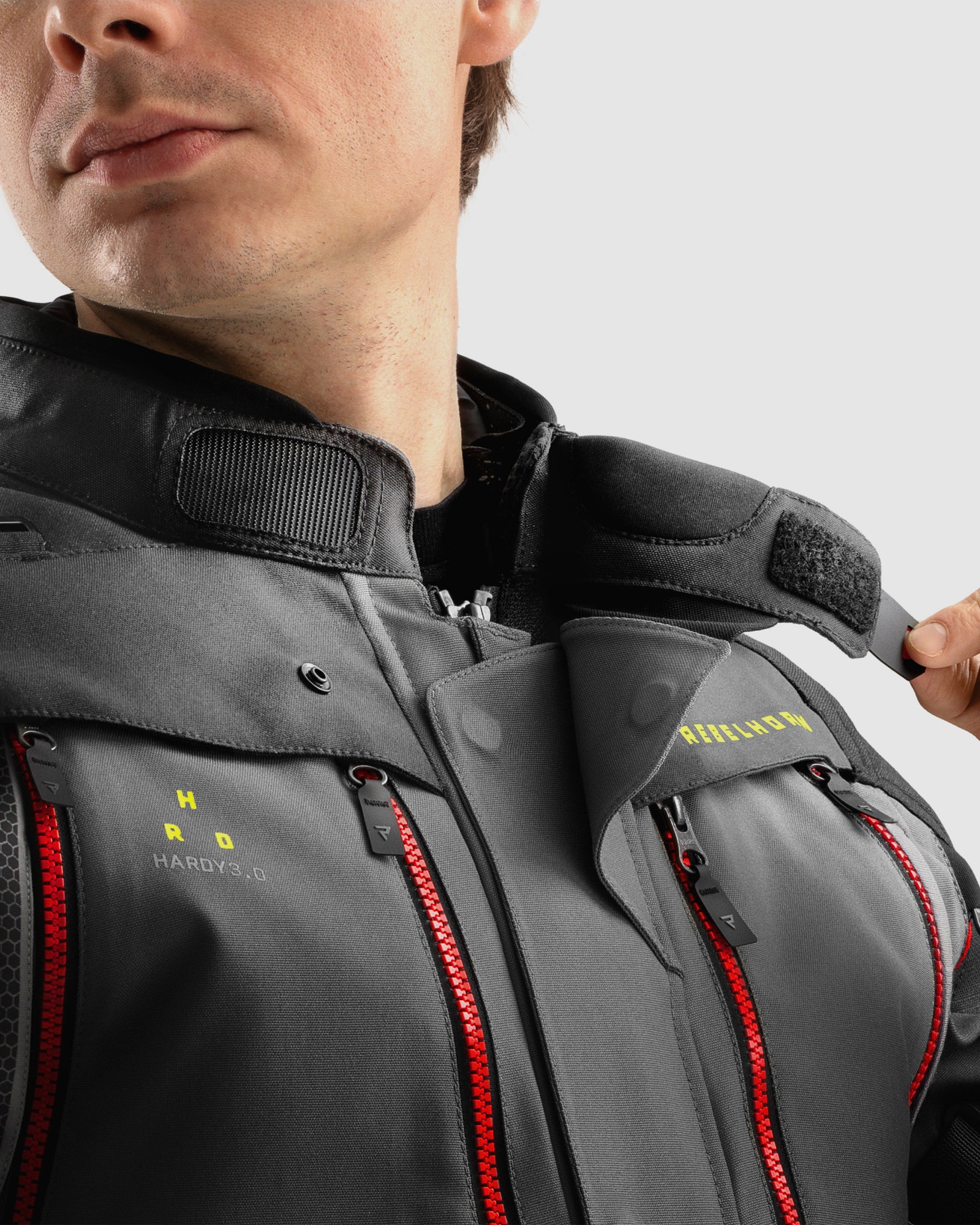 Hardy 3.0 Motorcycle Jacket Anthracite - Image 12