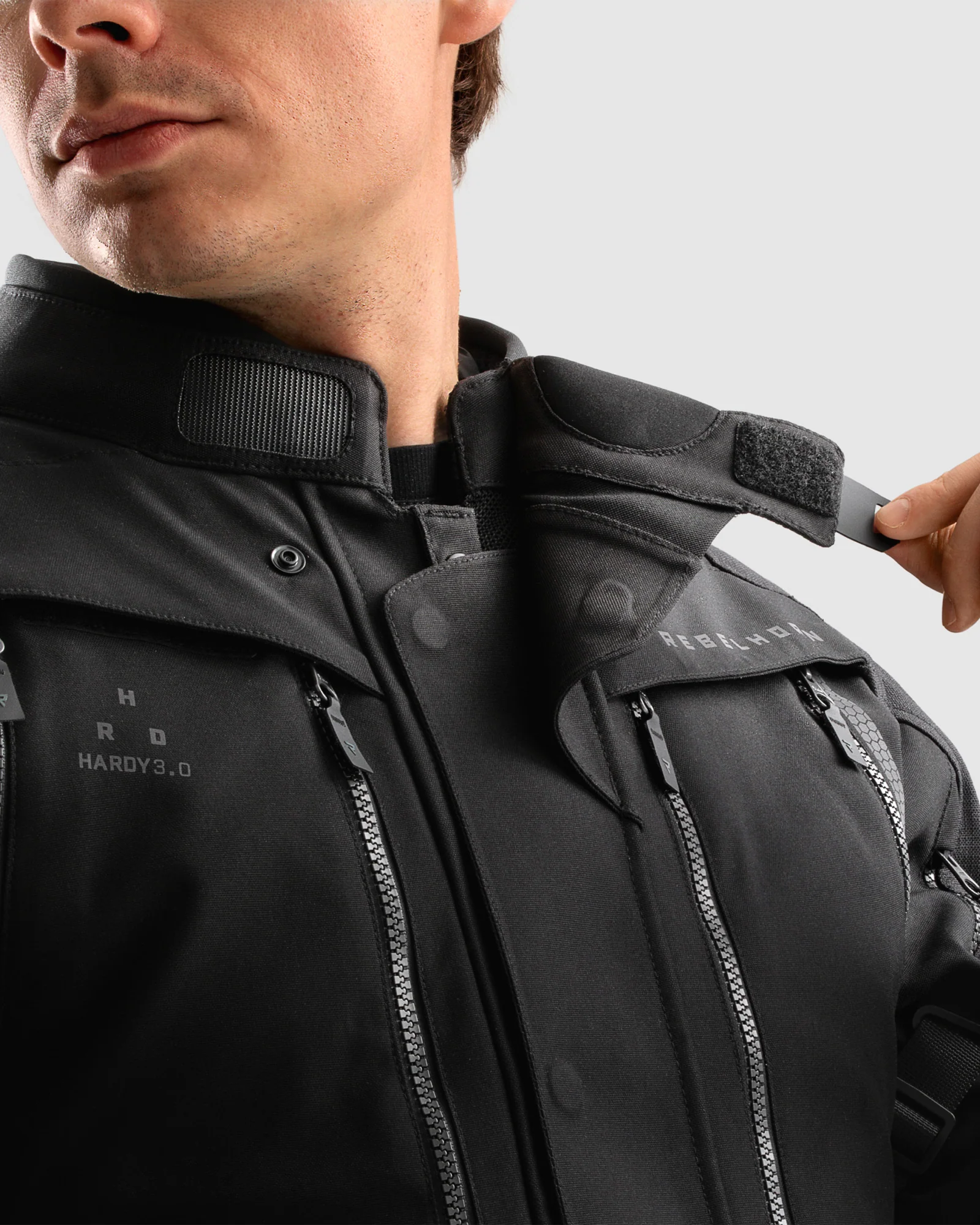 Hardy 3.0 Motorcycle Jacket Black - Image 12