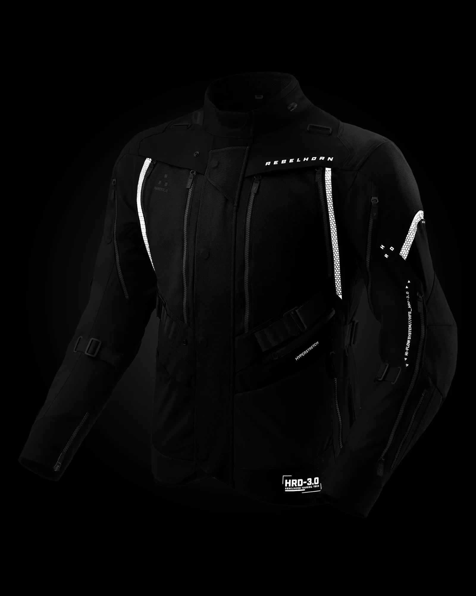 Hardy 3.0 Motorcycle Jacket Black - Image 17