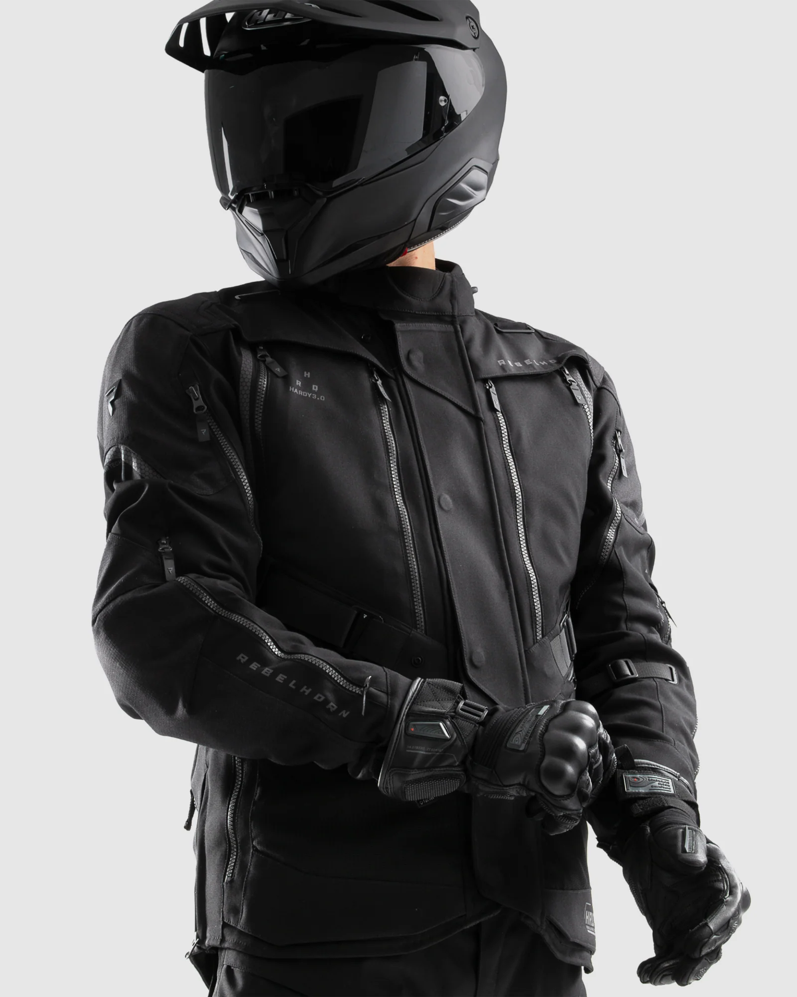 Hardy 3.0 Motorcycle Jacket Black - Image 3