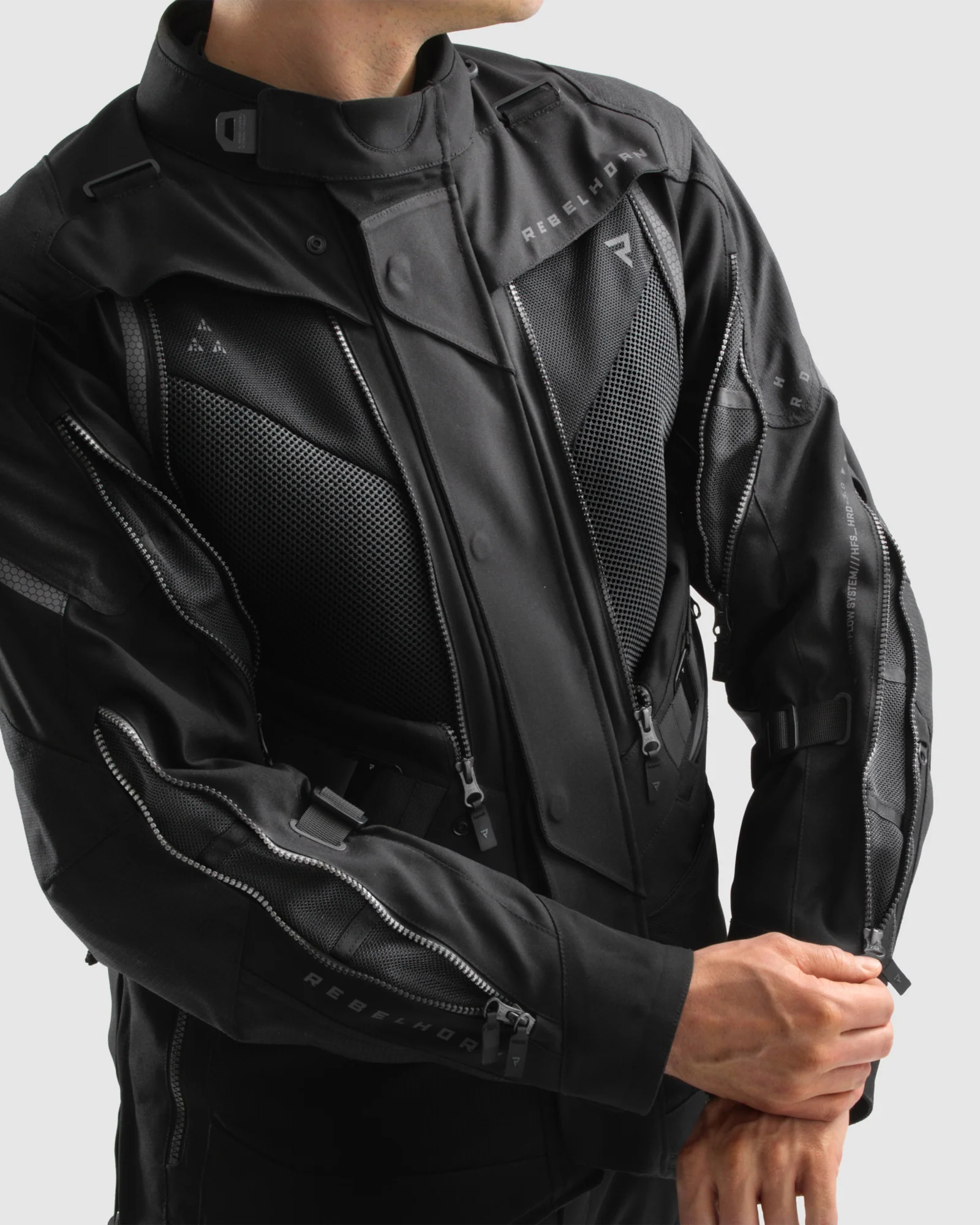 Hardy 3.0 Motorcycle Jacket Black - Image 6
