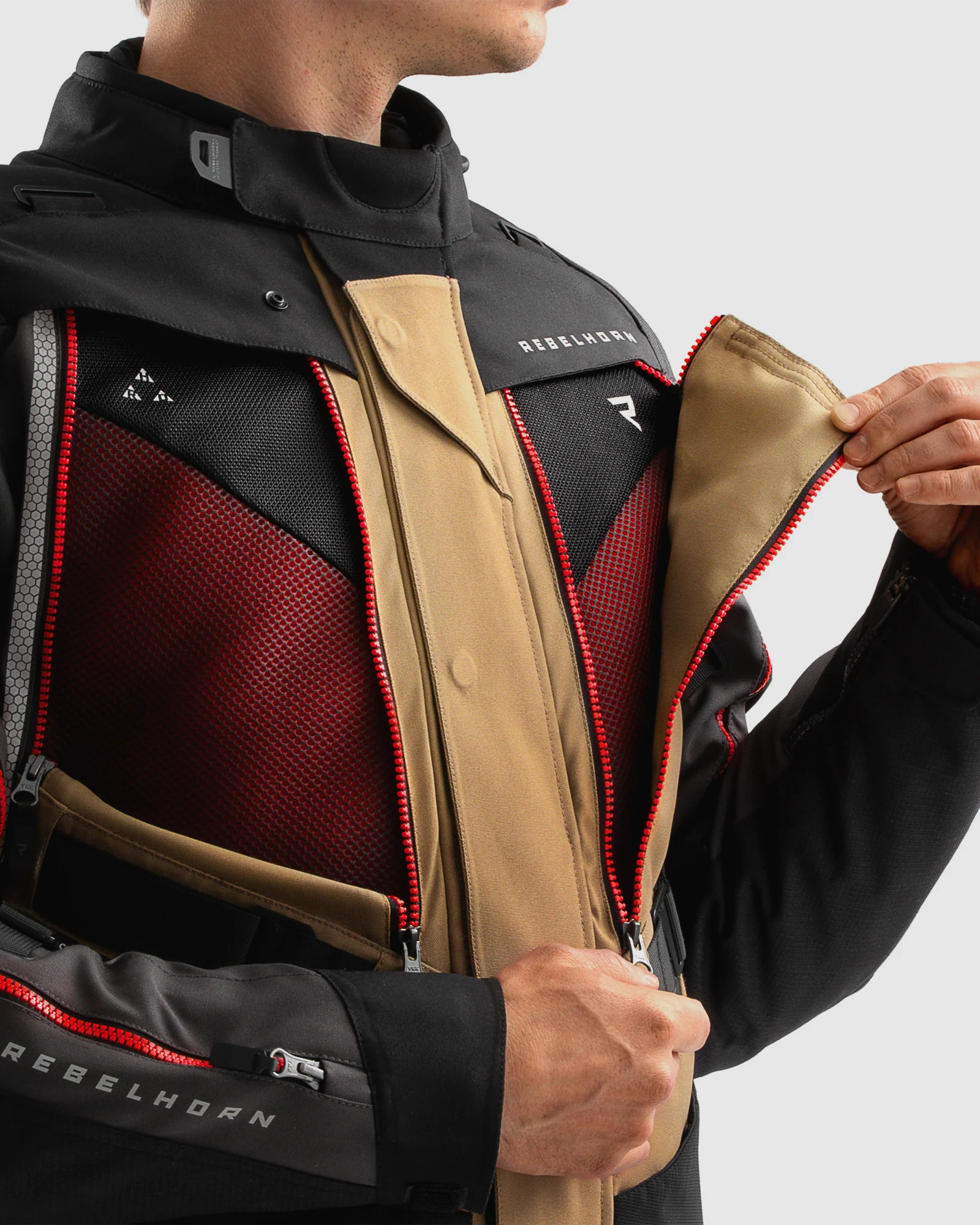Hardy 3.0 Motorcycle Jacket Desert - Image 4
