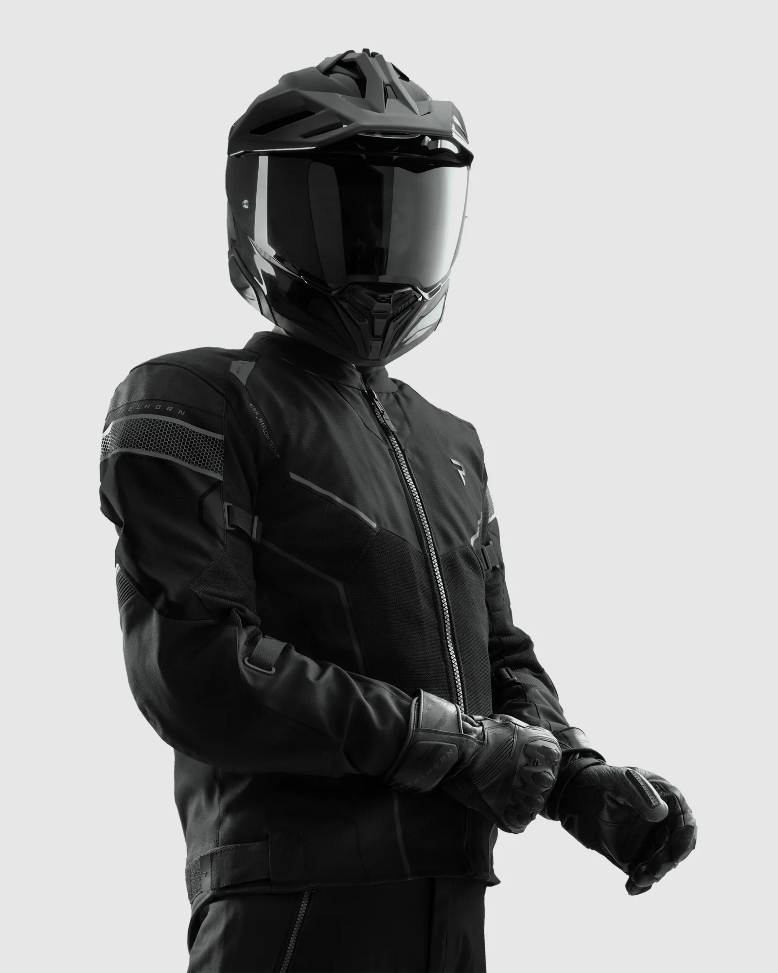 Hiflow V Motorcycle Jacket Black - Image 3
